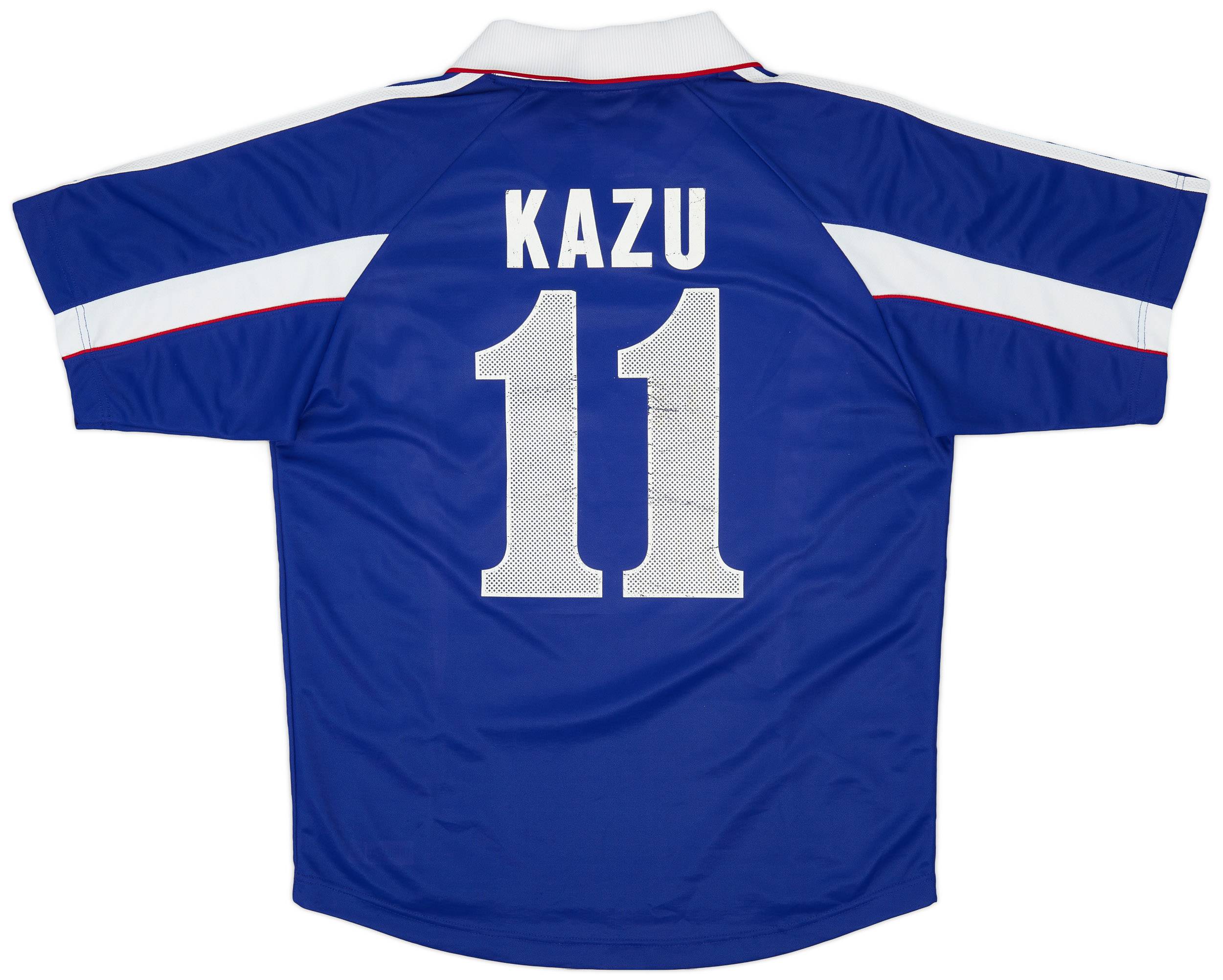 柔らかい 1999-00 (L) - 7/10 - #11 Kazu Shirt Home Japan ウェア