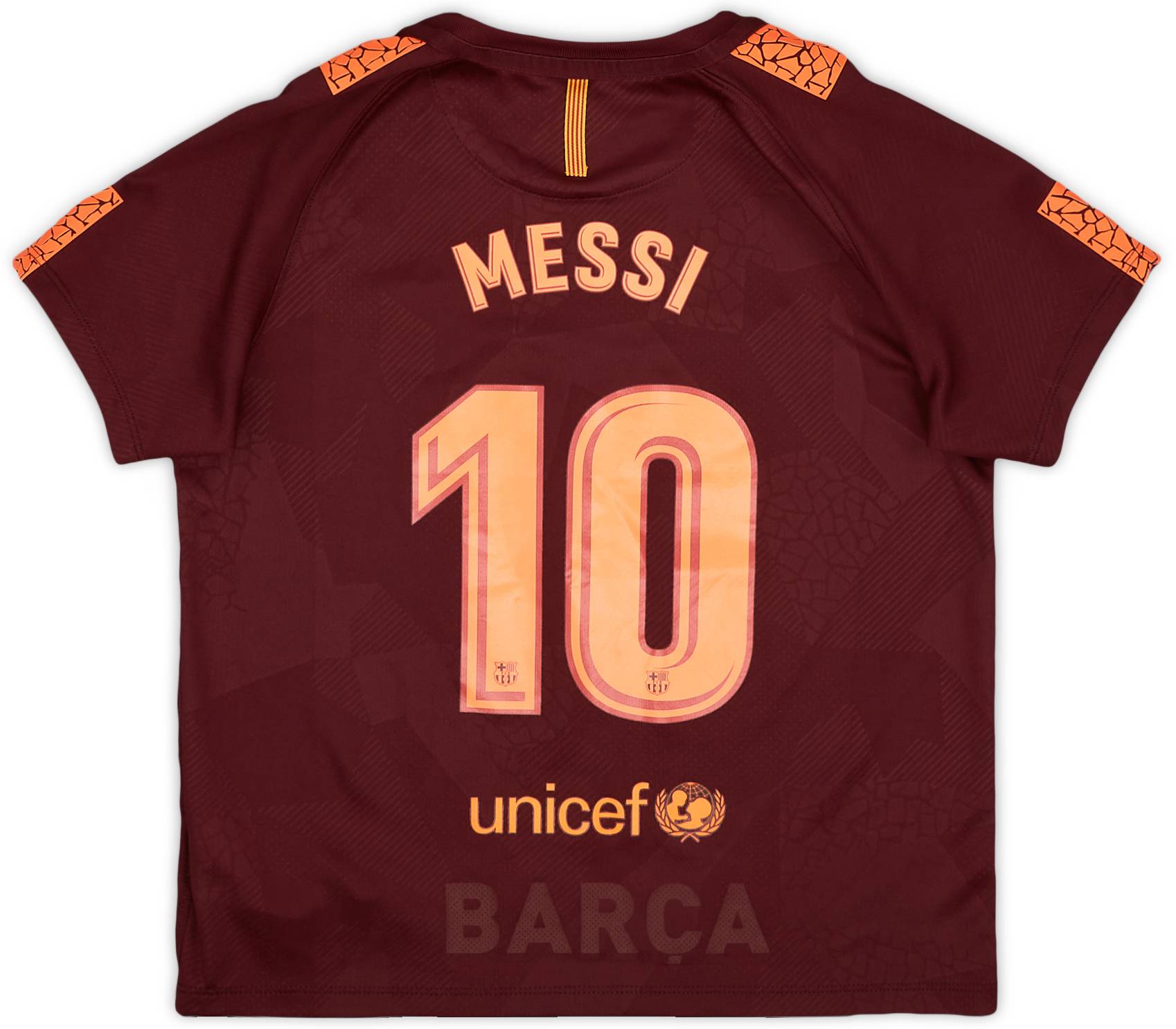 2017-18 Barcelona Third Shirt - 9/10 - (7-8 Years)