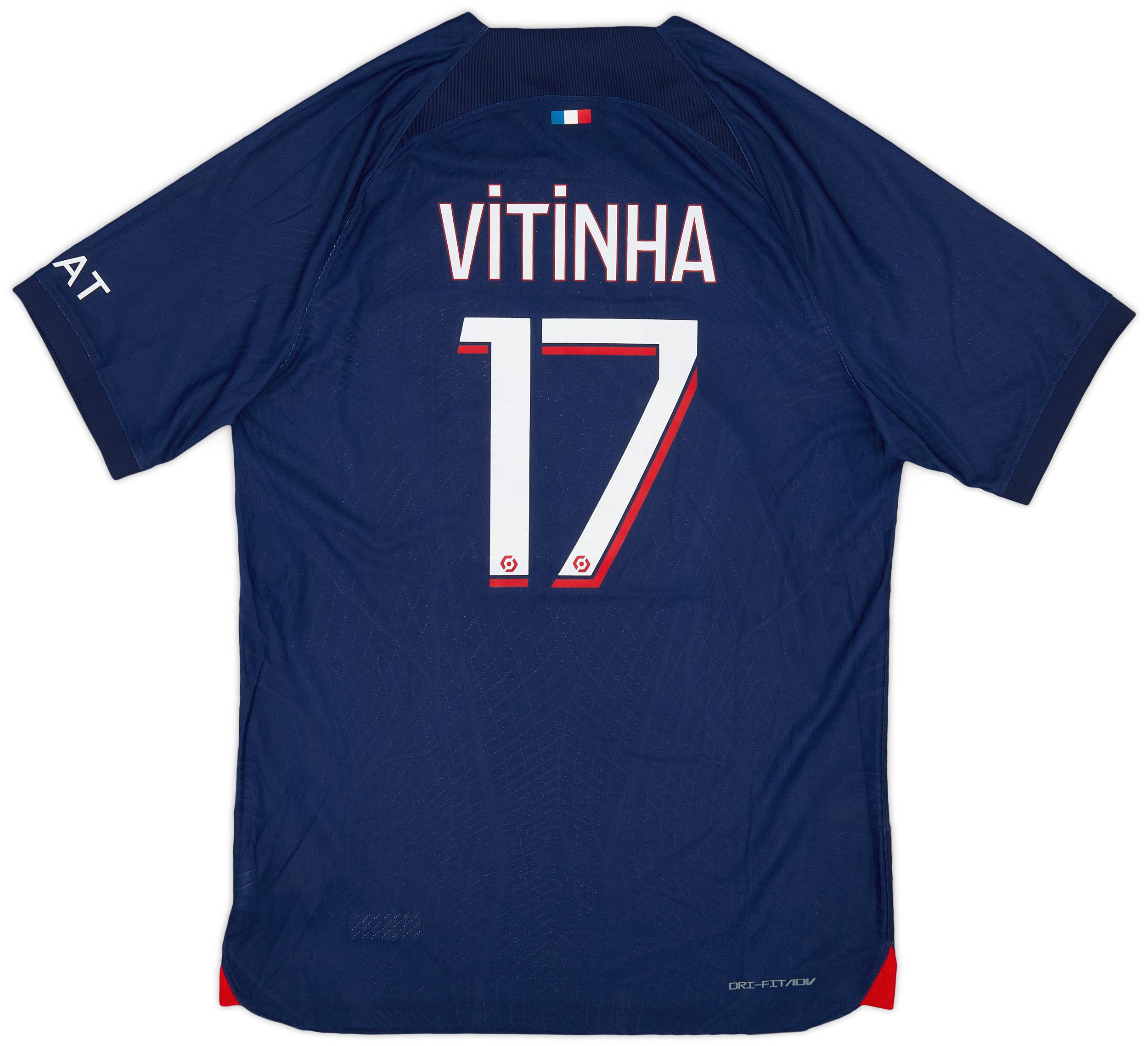 2023-24 Paris Saint-Germain Authentic Home Shirt Vitinha #17 (M)