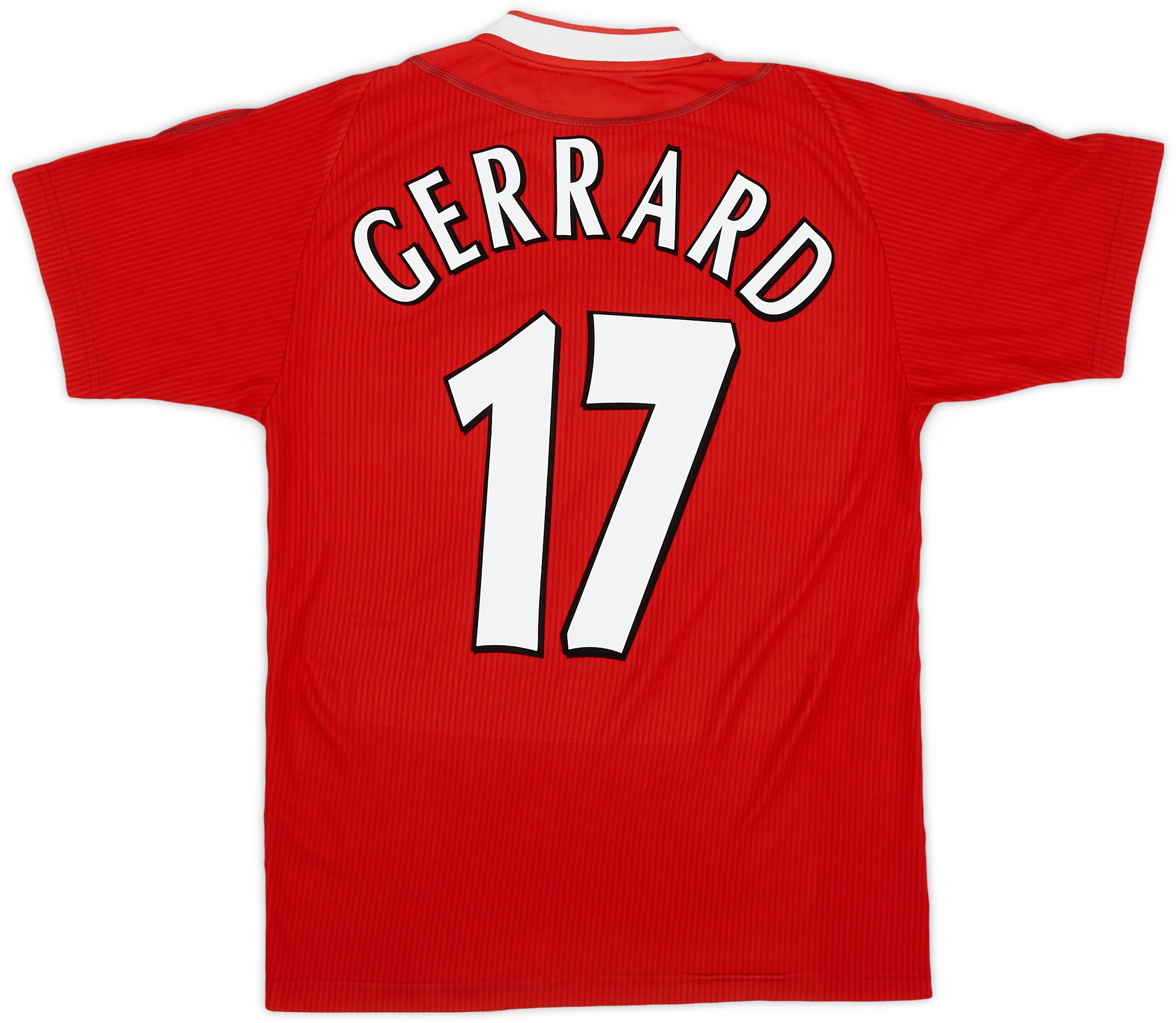 2002-04 Liverpool Home Shirt Gerrard #17 - 9/10 - (S)