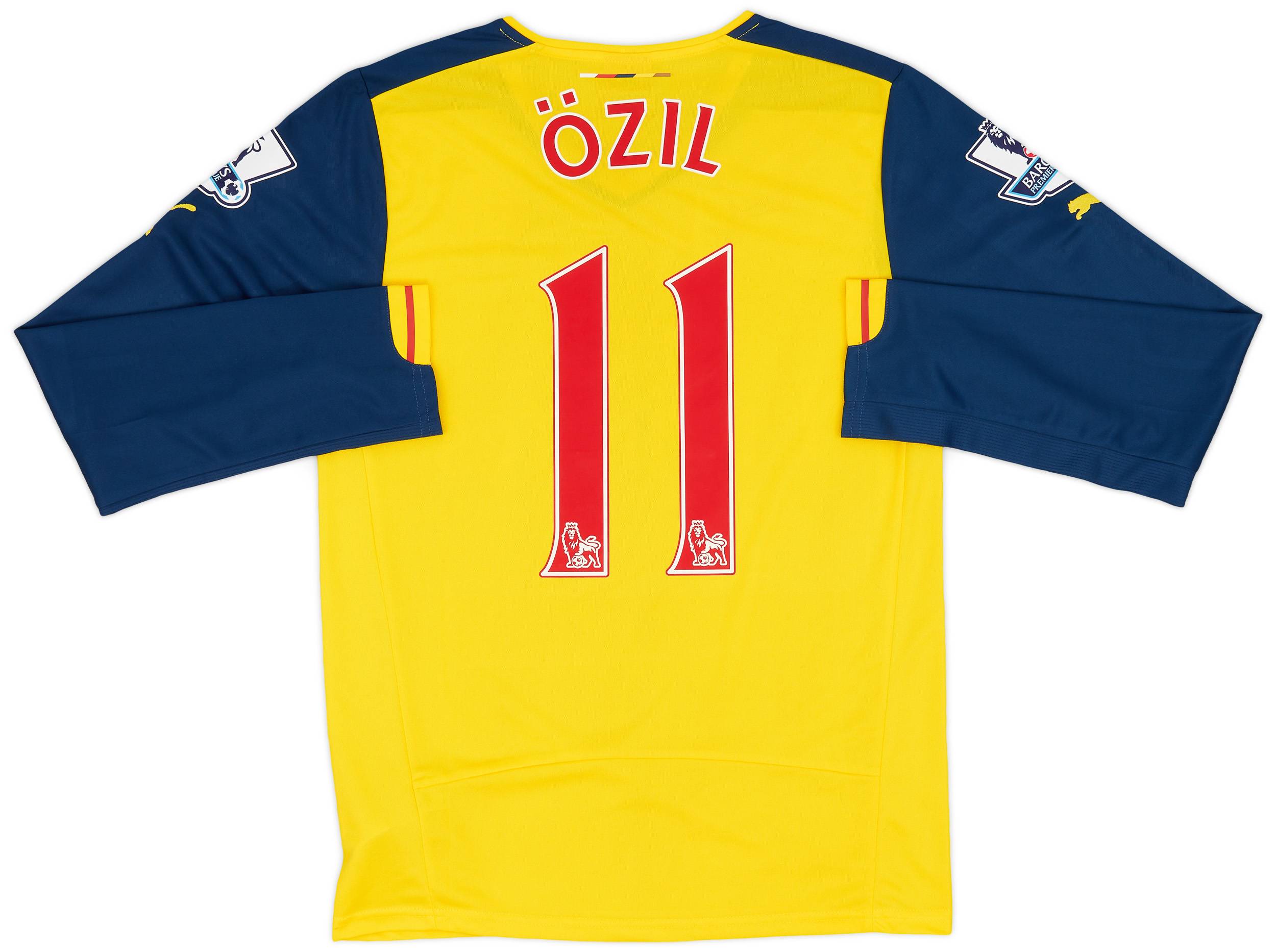 2014 15 Arsenal Away L S Shirt Ozil 11 S