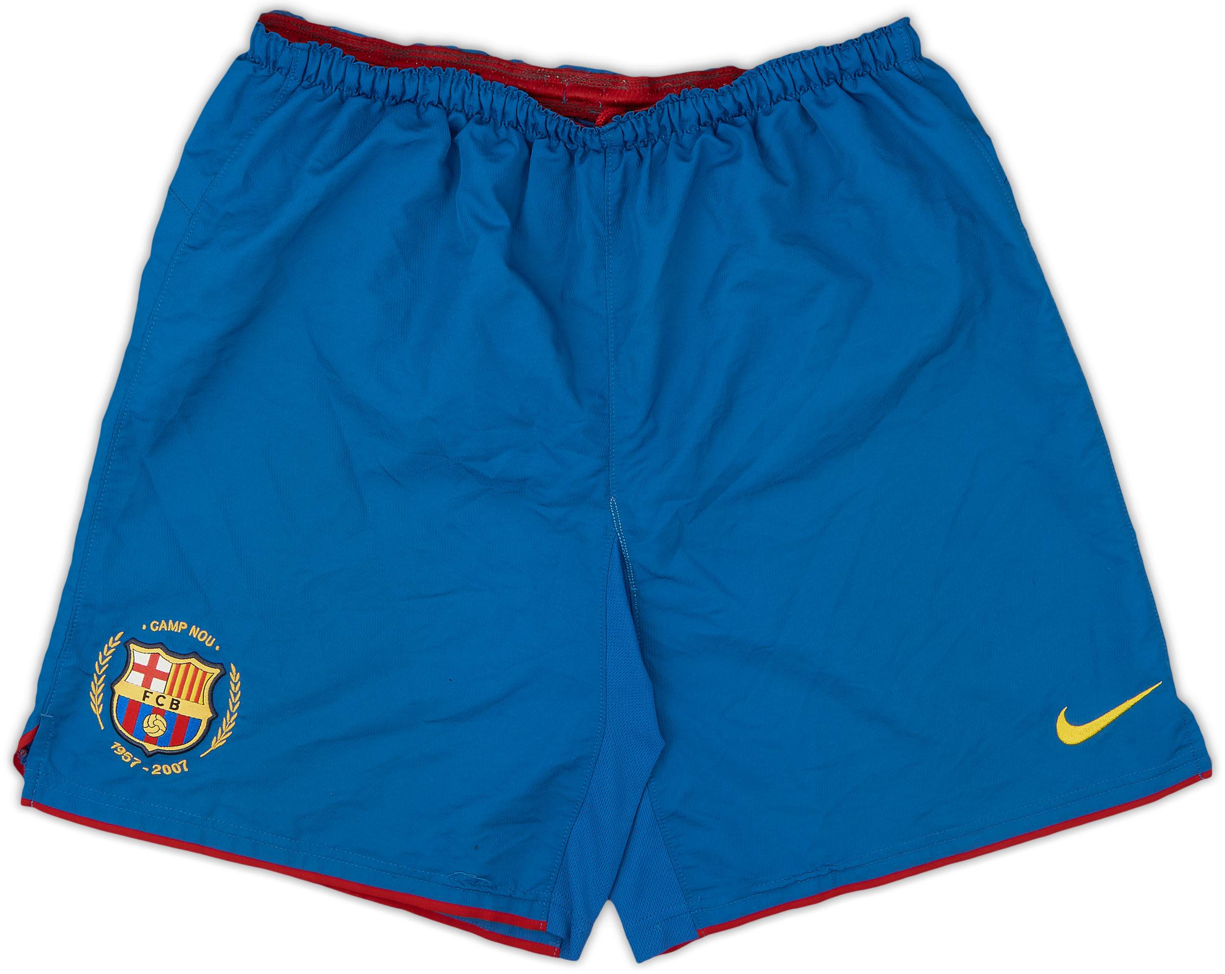 2007-08 Barcelona Home Shorts - 7/10 - (S)