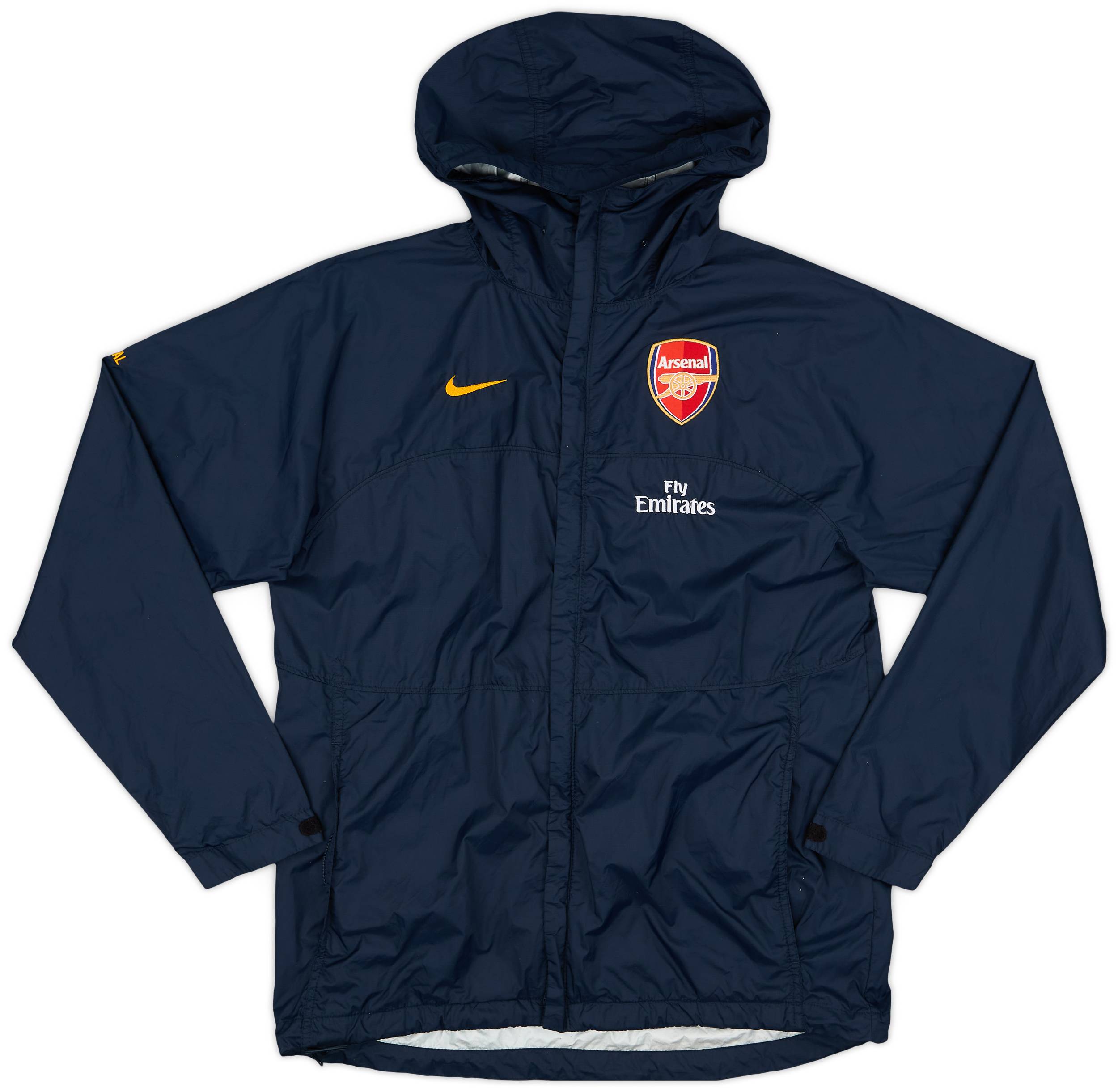 2008-09 Arsenal Nike Hooded Rain Jacket - 8/10 - (S)