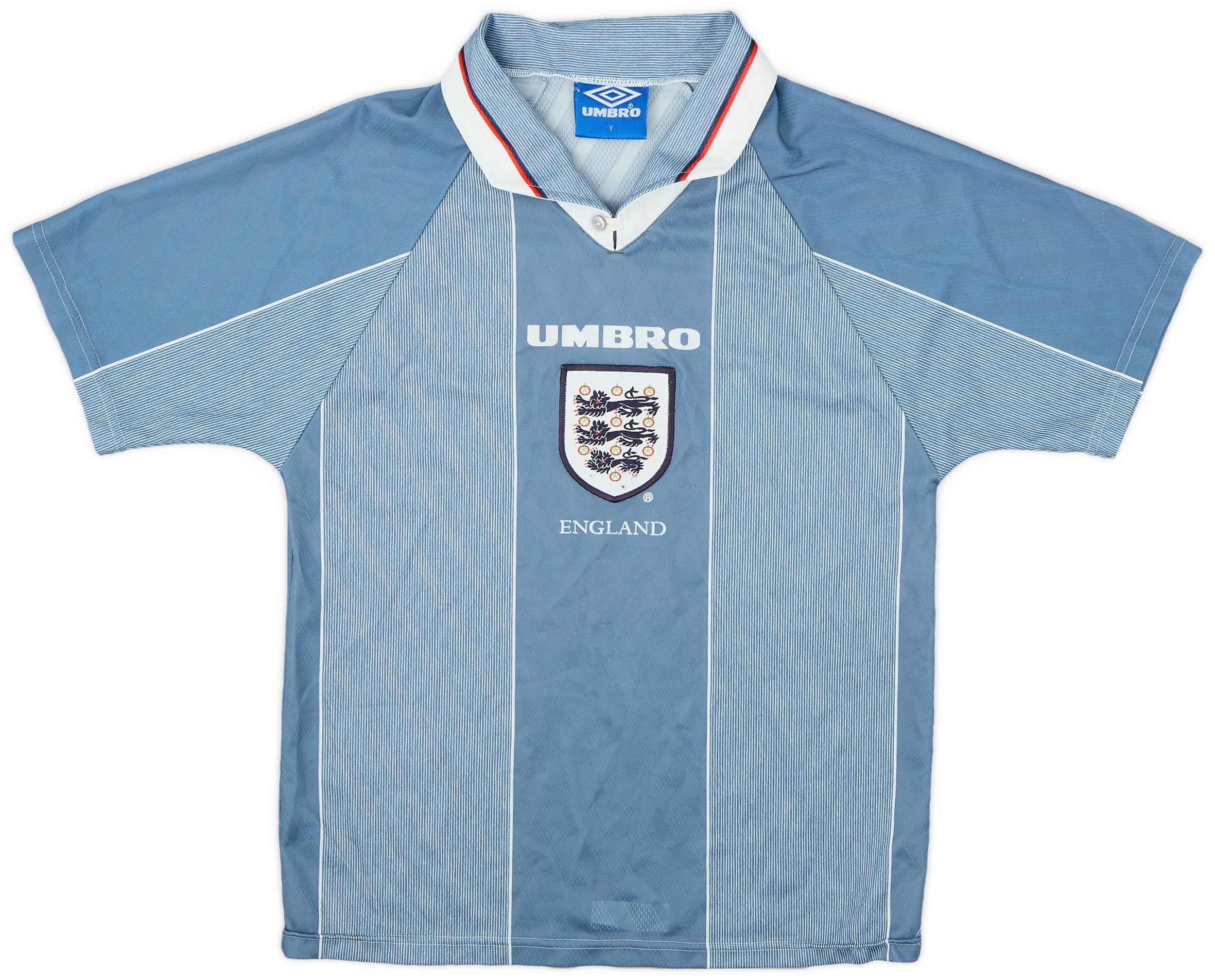 1996-97 England Away Shirt - 8/10 - (Y)