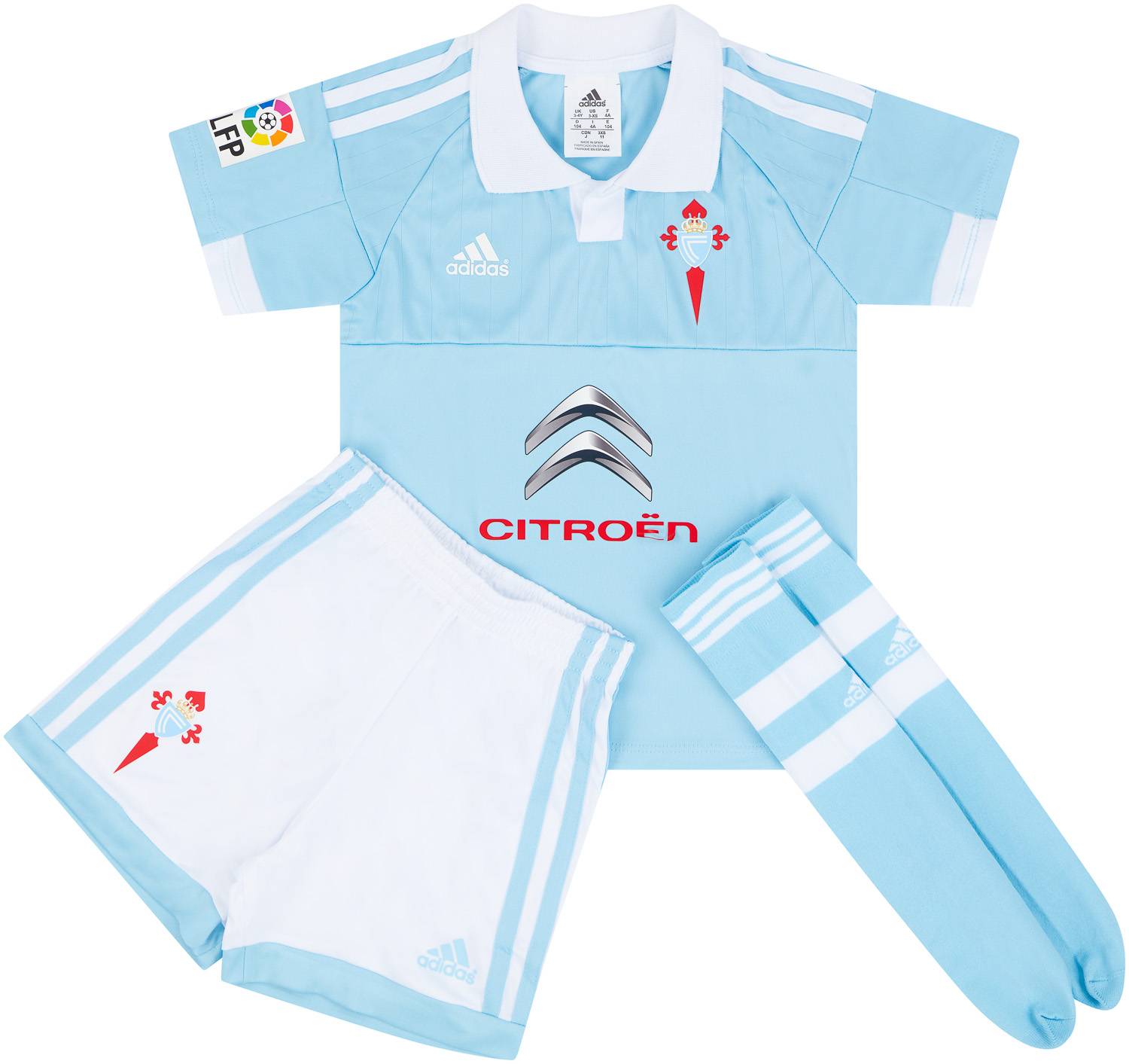 2015-16 Celta Vigo Home Kit - NEW - (KIDS)