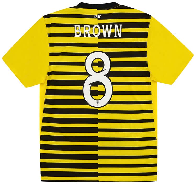2011-12 Celtic Third Shirt Brown #8 - 8/10 - (M)
