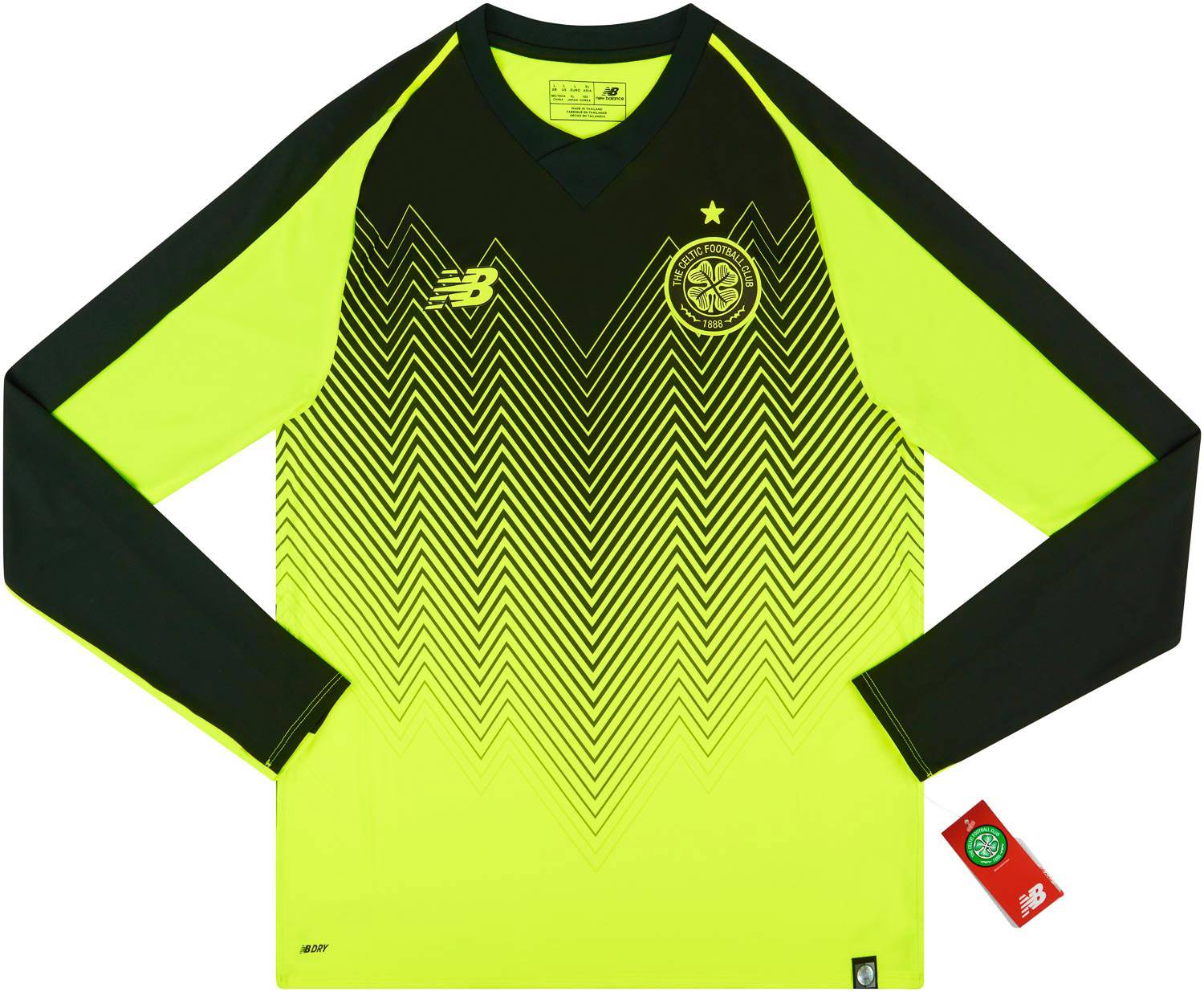 2018-19 Celtic Player Issue Elite Third L/S Shirt (S)