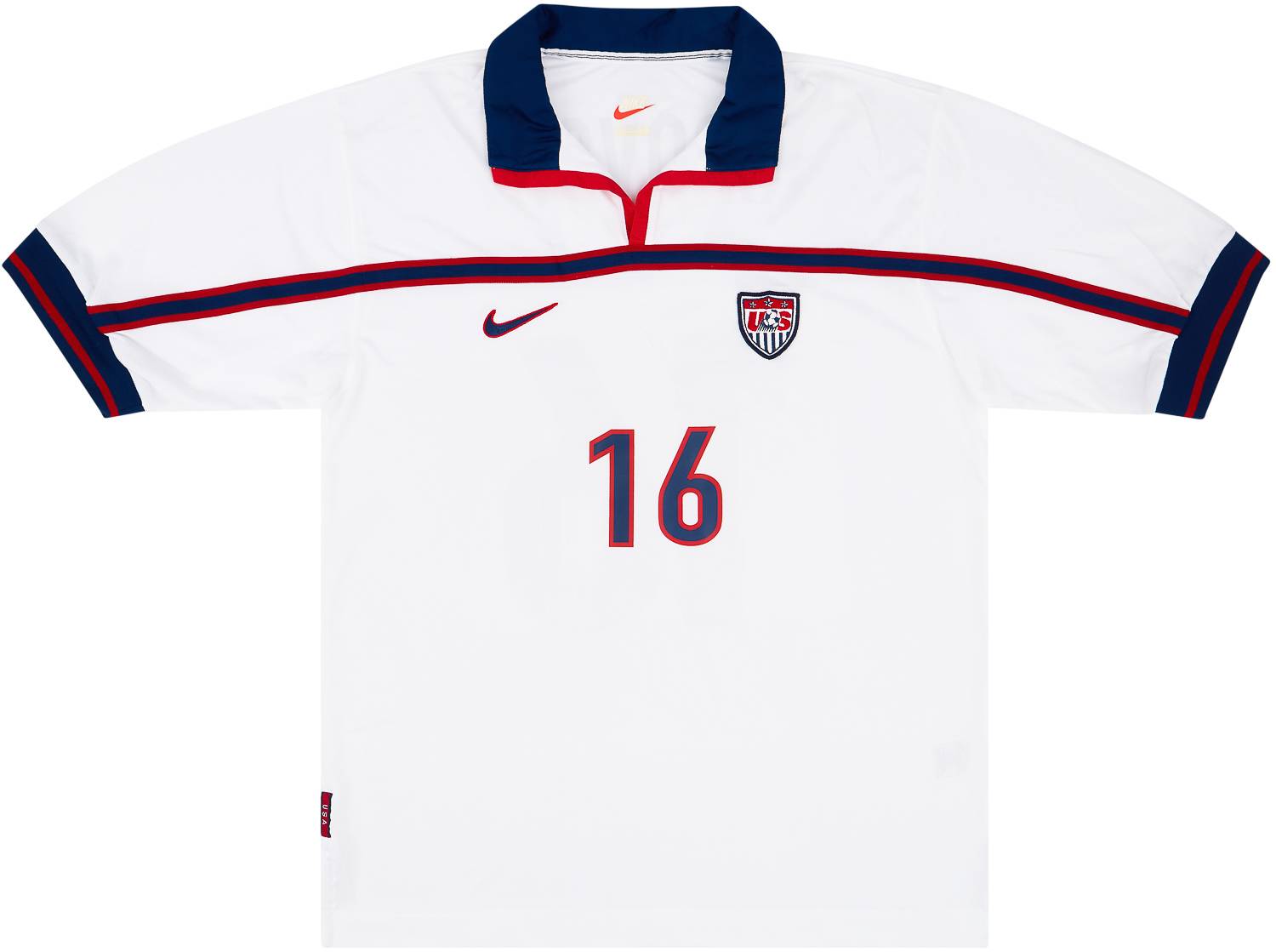 1998 USA Match Worn Home Shirt Kirovski #16 (v Netherlands)