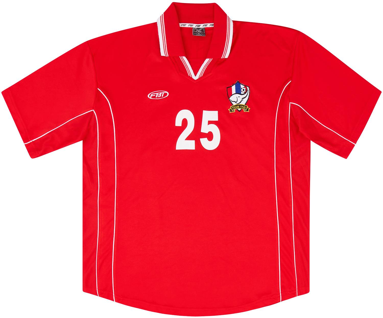 2002 Thailand U-23 Match Issue Home Shirt #25 (v PSV)