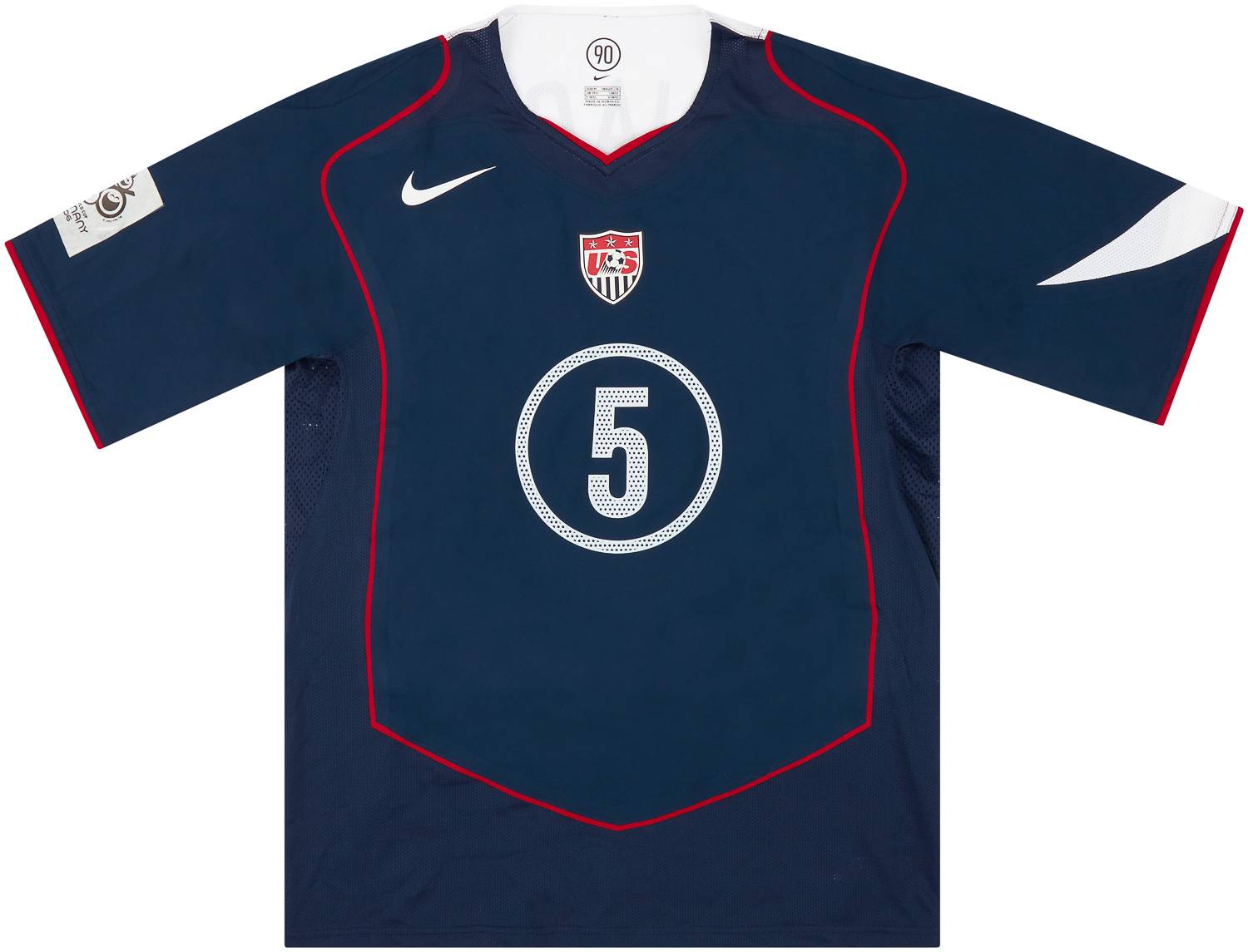 2004-05 USA Match Issue Away Shirt Zavagnin #5