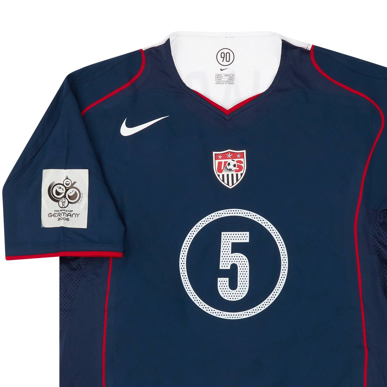 2004-05 USA Match Issue Away Shirt Zavagnin #5