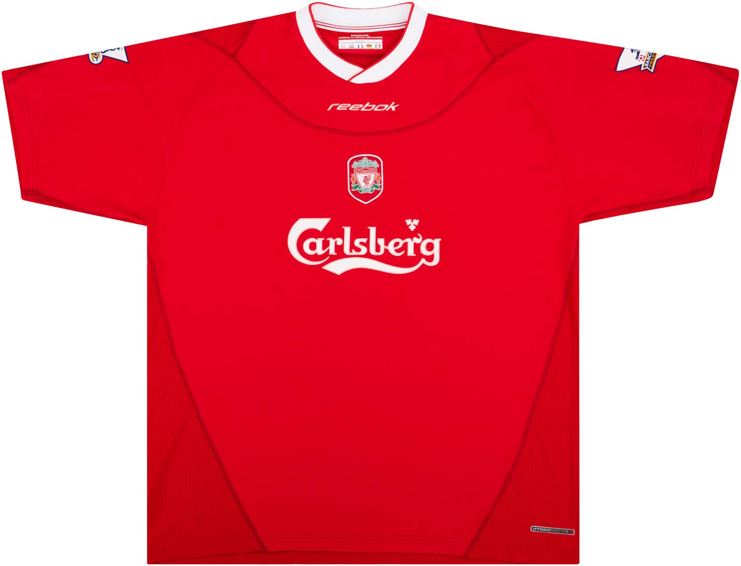 2003-04 Liverpool Match Issue Home Shirt Heskey #8