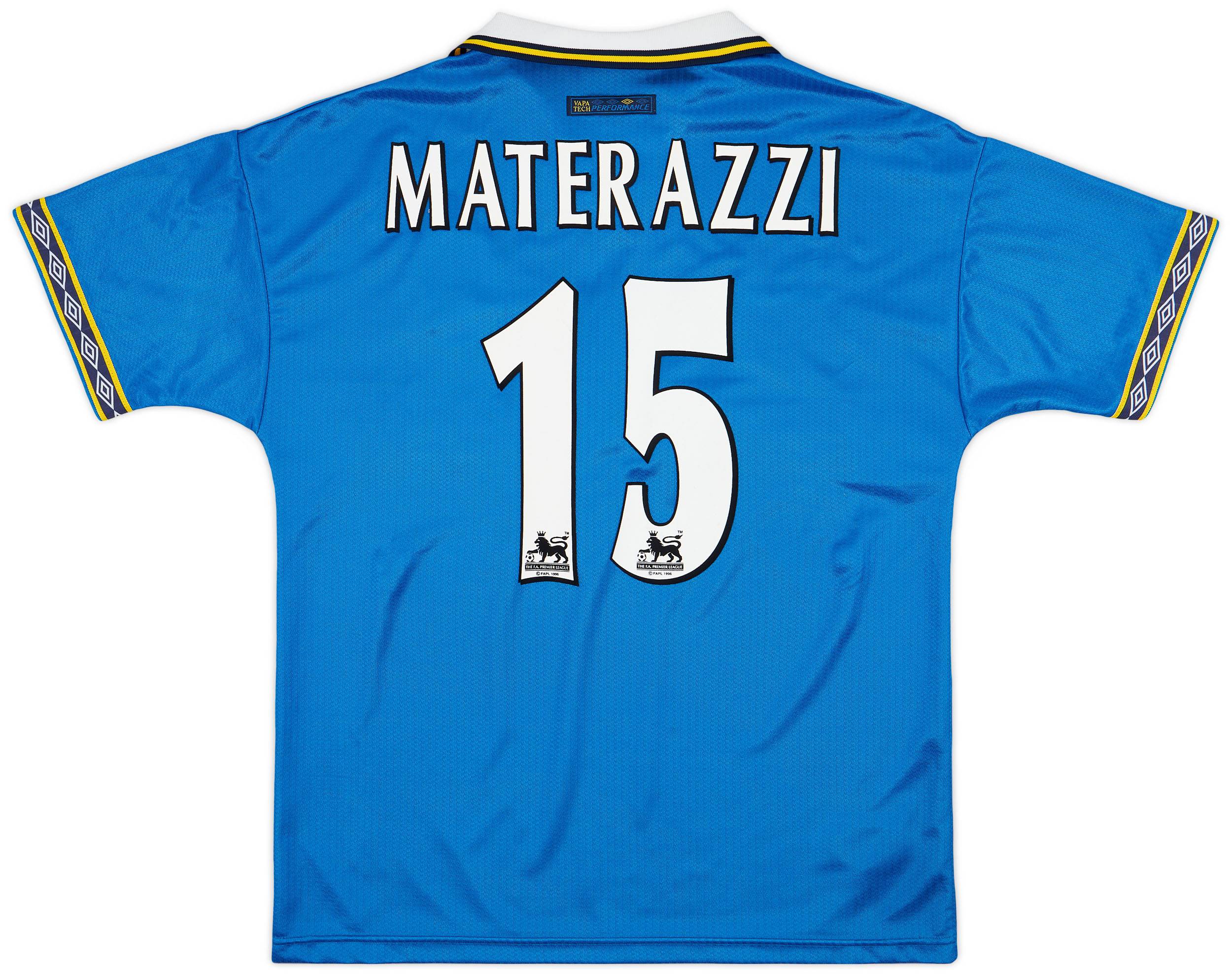 1997-99 Everton Home Shirt Materazzi #15 - 8/10 - (L)