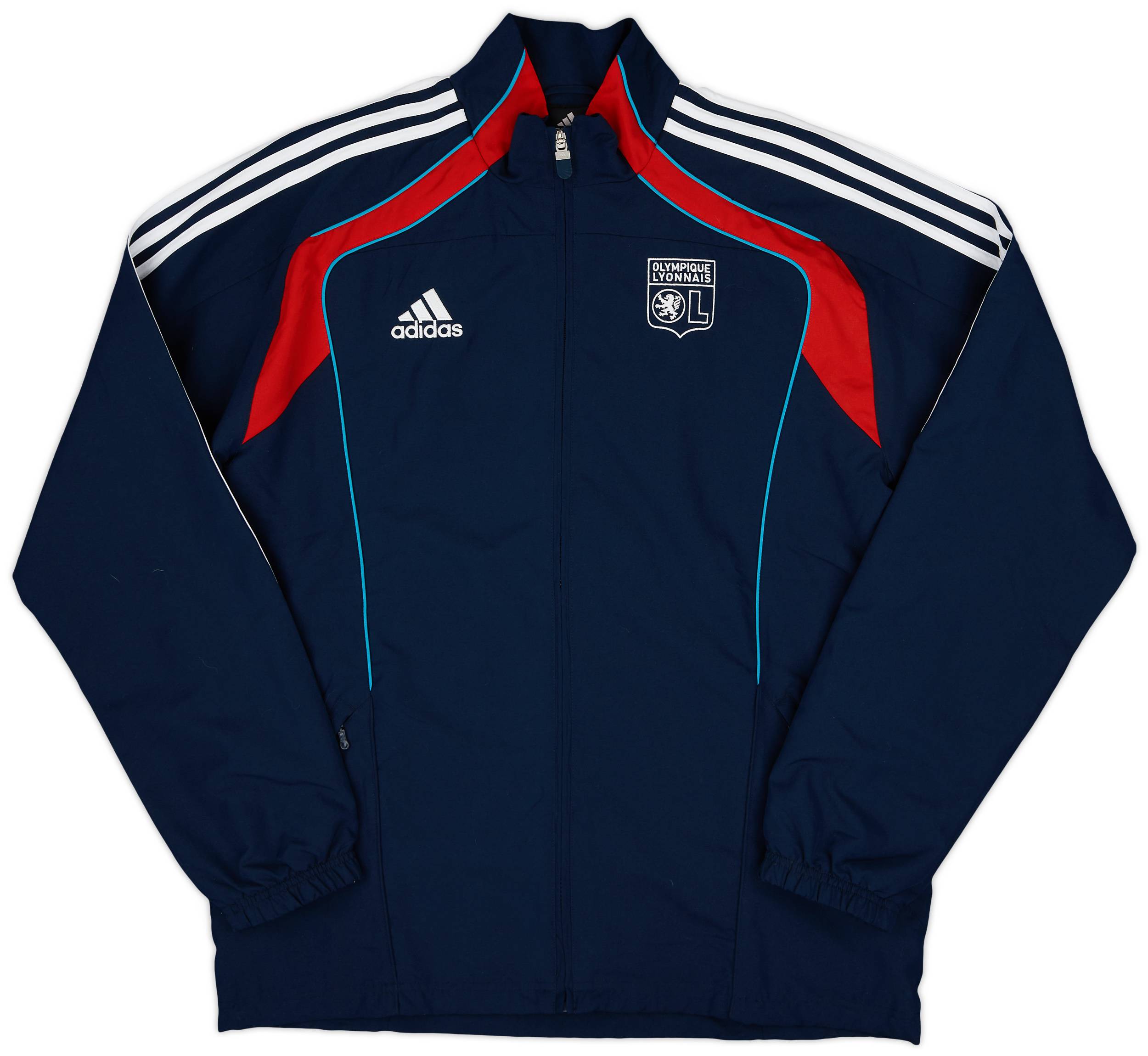 2010-11 Lyon adidas Track Jacket - 9/10 - (L)