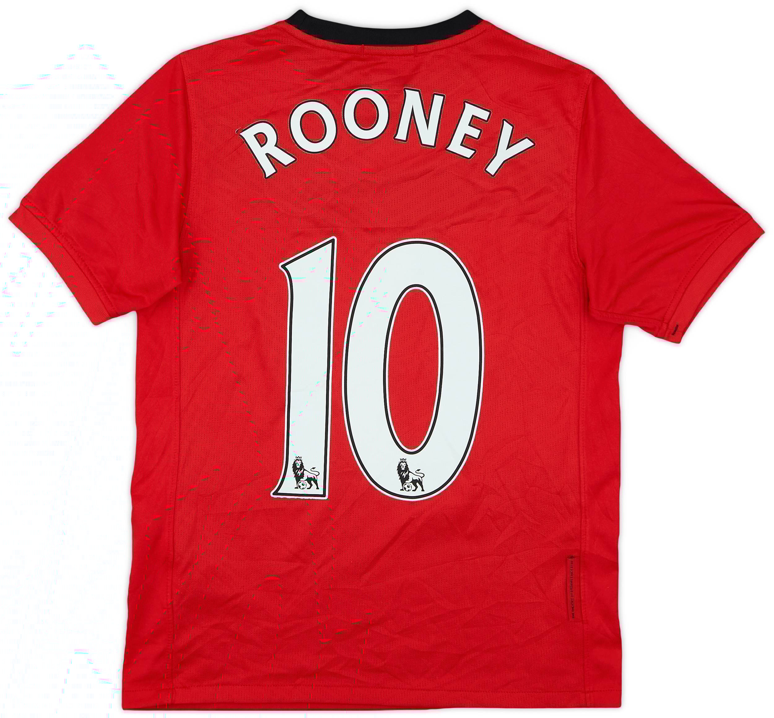 2009-10 Manchester United Home Shirt Rooney #10 - 7/10 - (M.Boys)