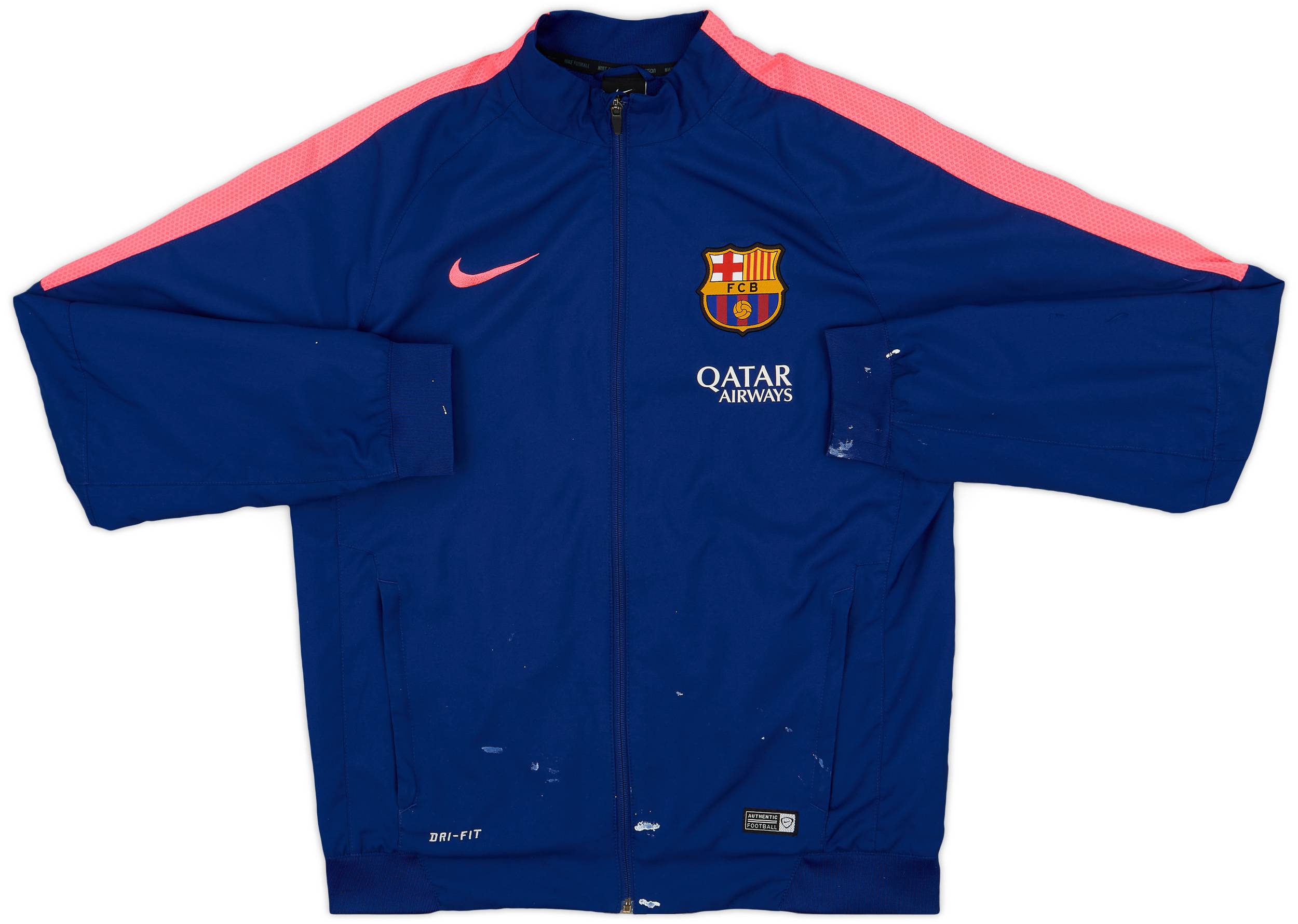 FC Barcelona DRI-FIT ジャージ M 2014-15 Barcelona Nike Track Jacket - 5/10 - (M)