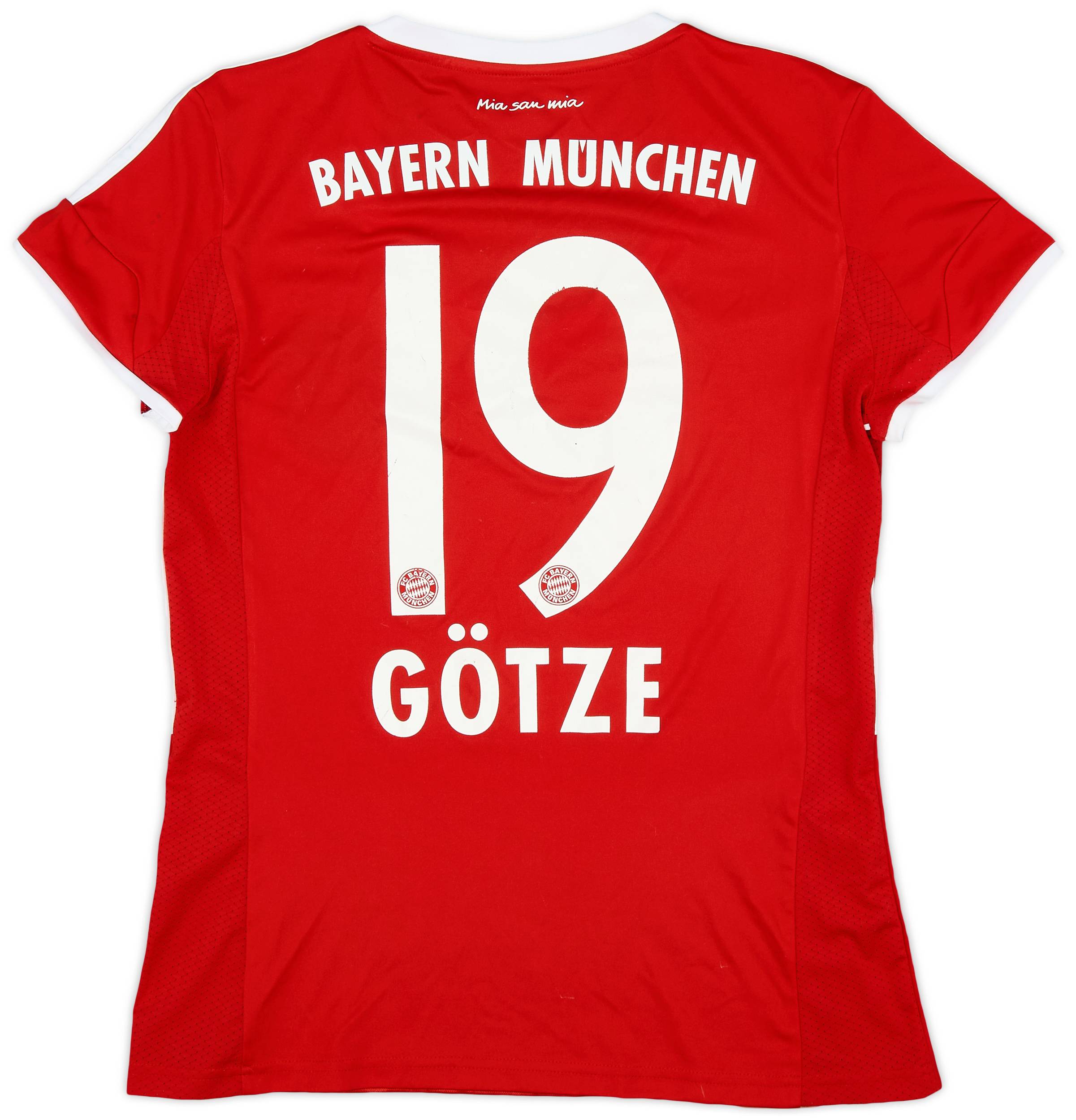 2013-14 Bayern Munich Home Shirt Gotze #19 - 7/10 - (Women's M)