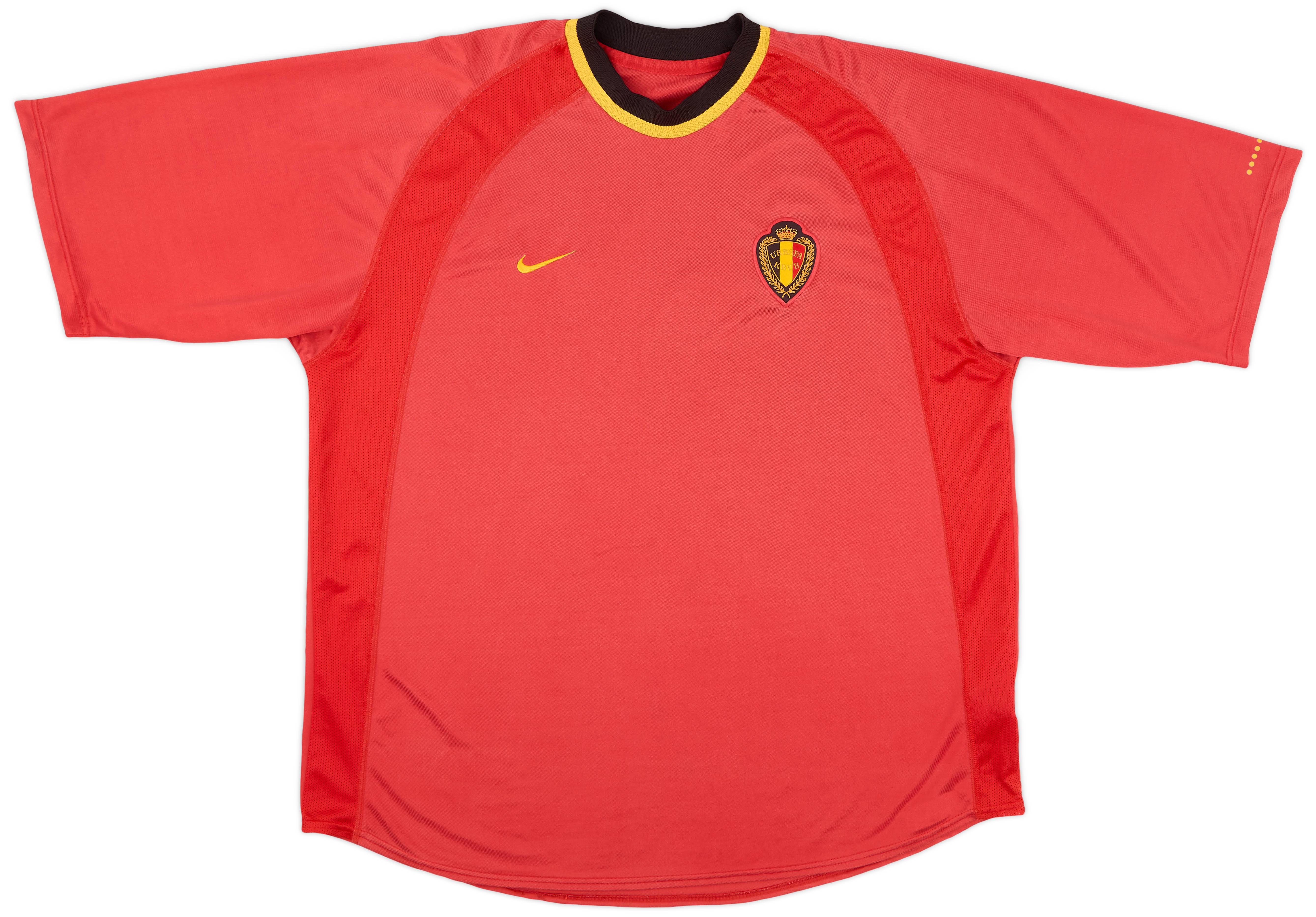 2000-02 Belgium Home Shirt - 9/10 - (XXL)