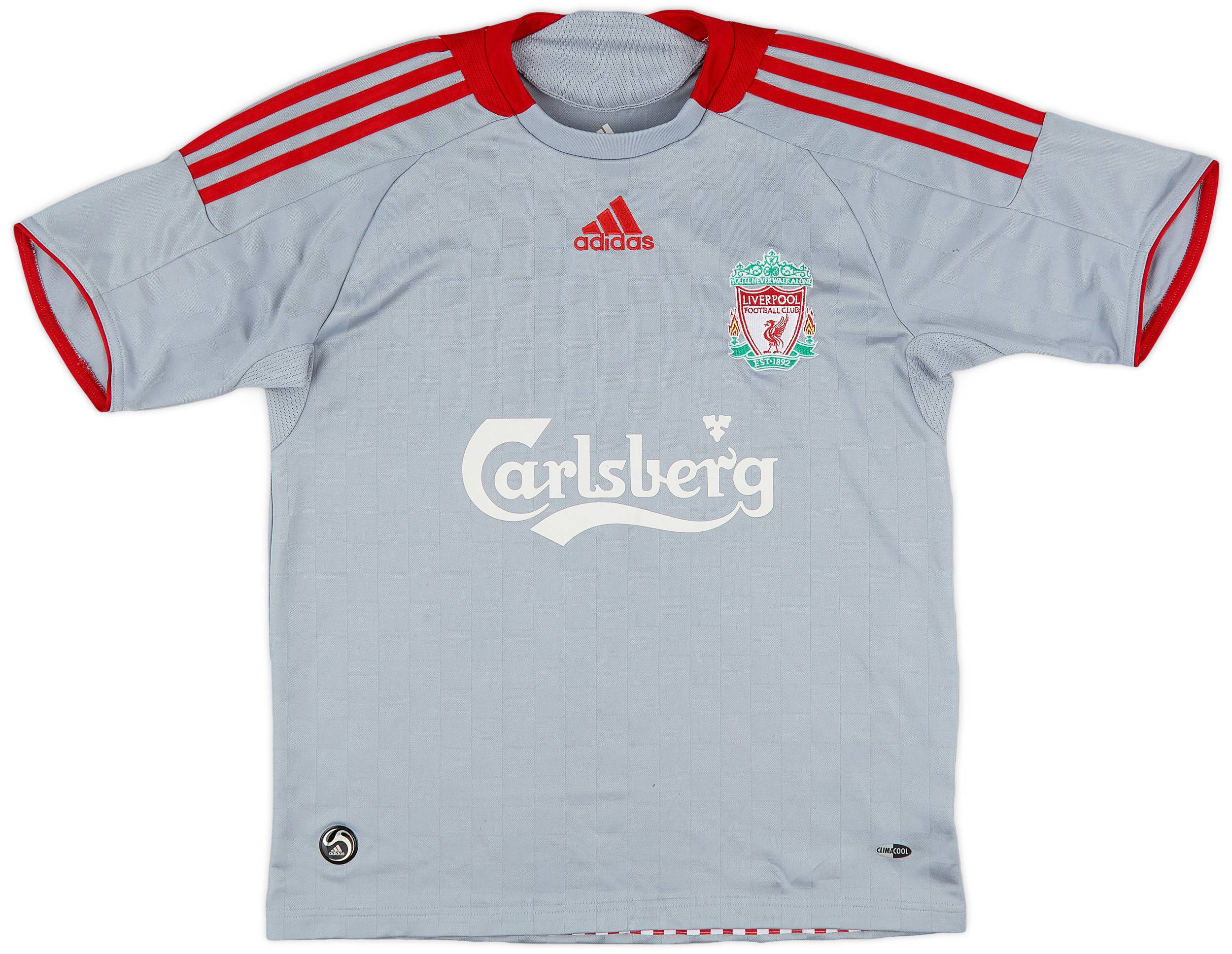 2008-09 Liverpool Away Shirt - 8/10 - (XL.Boys)