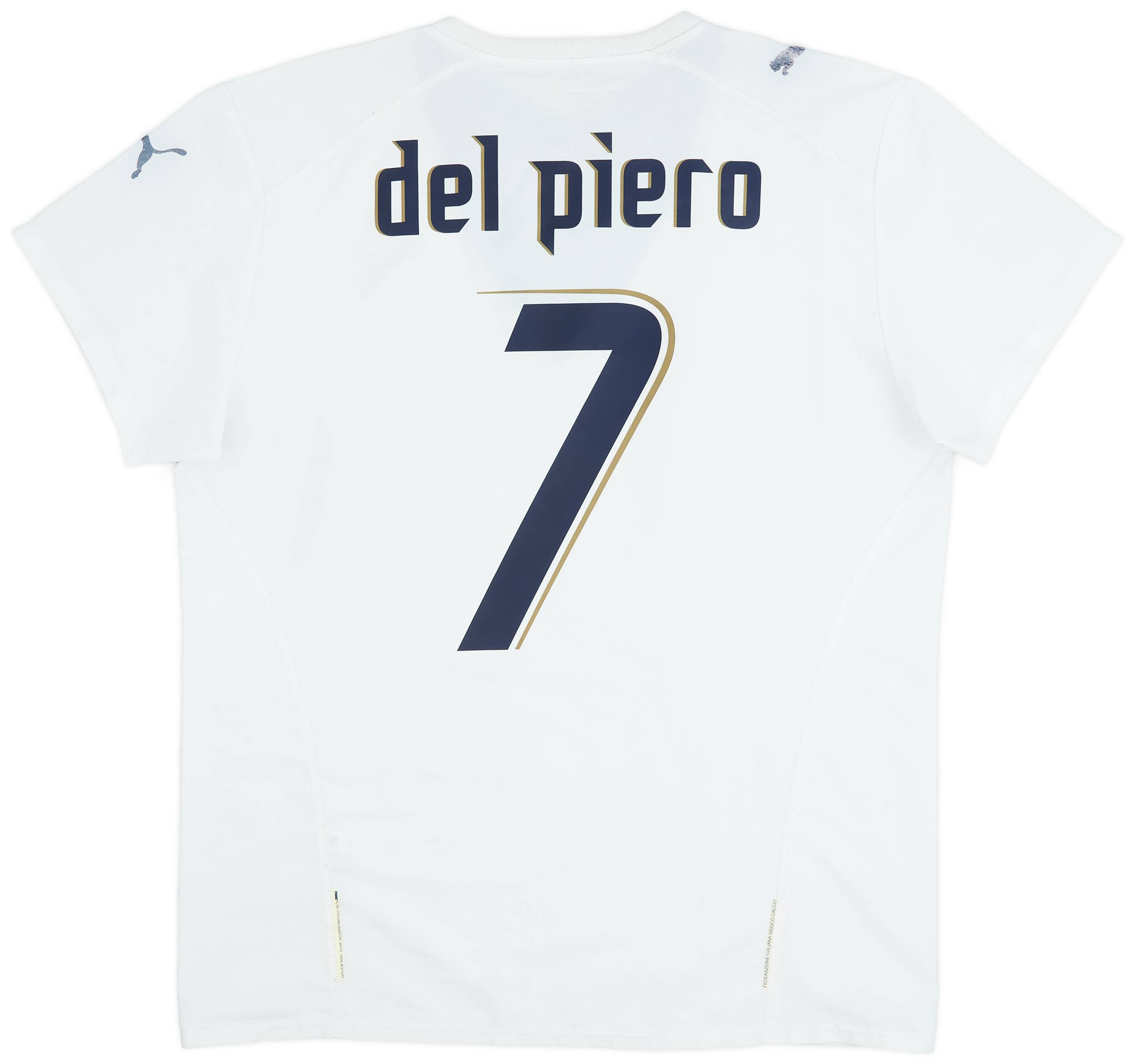 イタリア代表　デルピエロ10番　football Italy away イタリア代表デルピエロ10番football Italy away