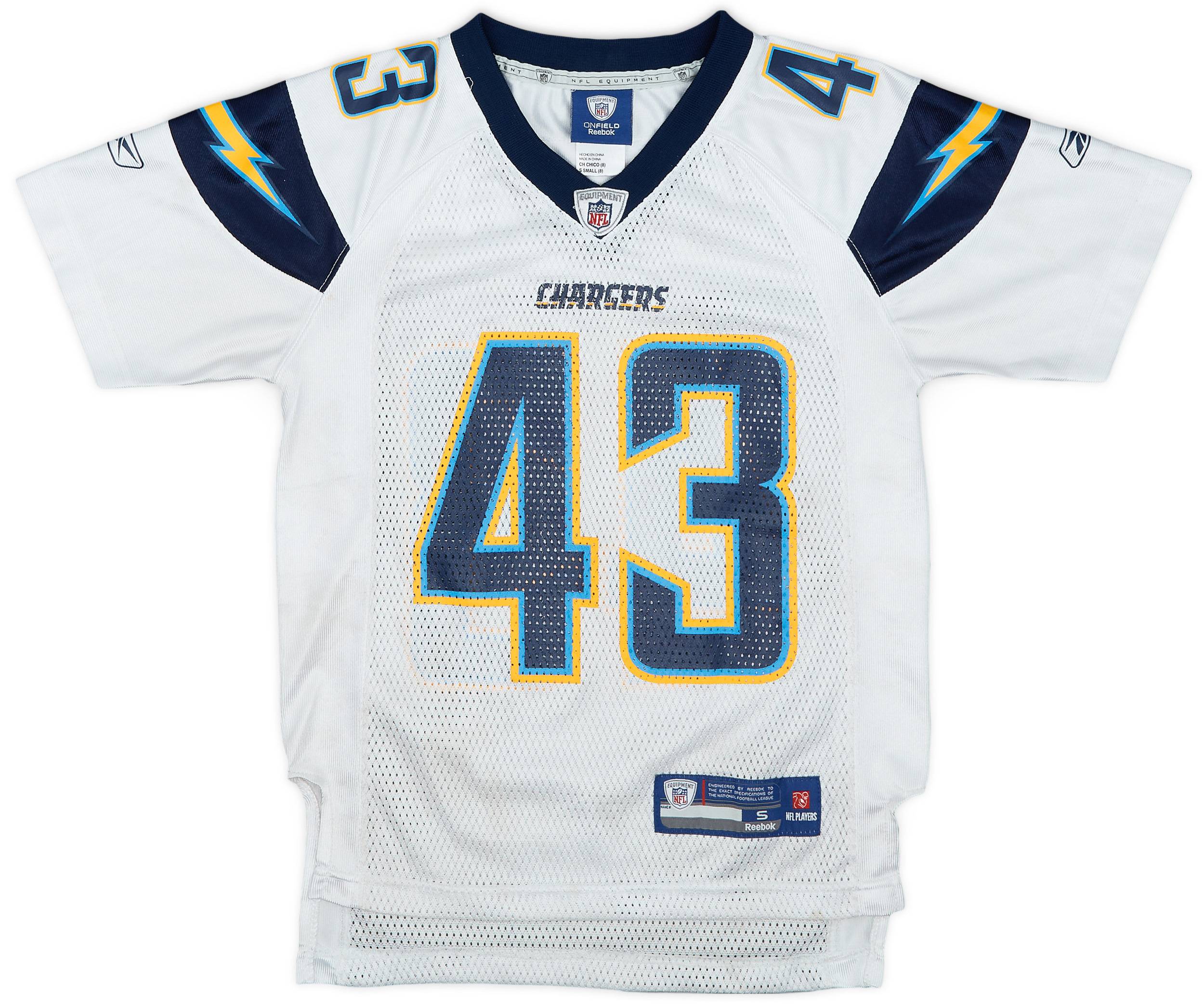 Reebok San Diego Chargers Jersey Numbers 2008-10 San Diego