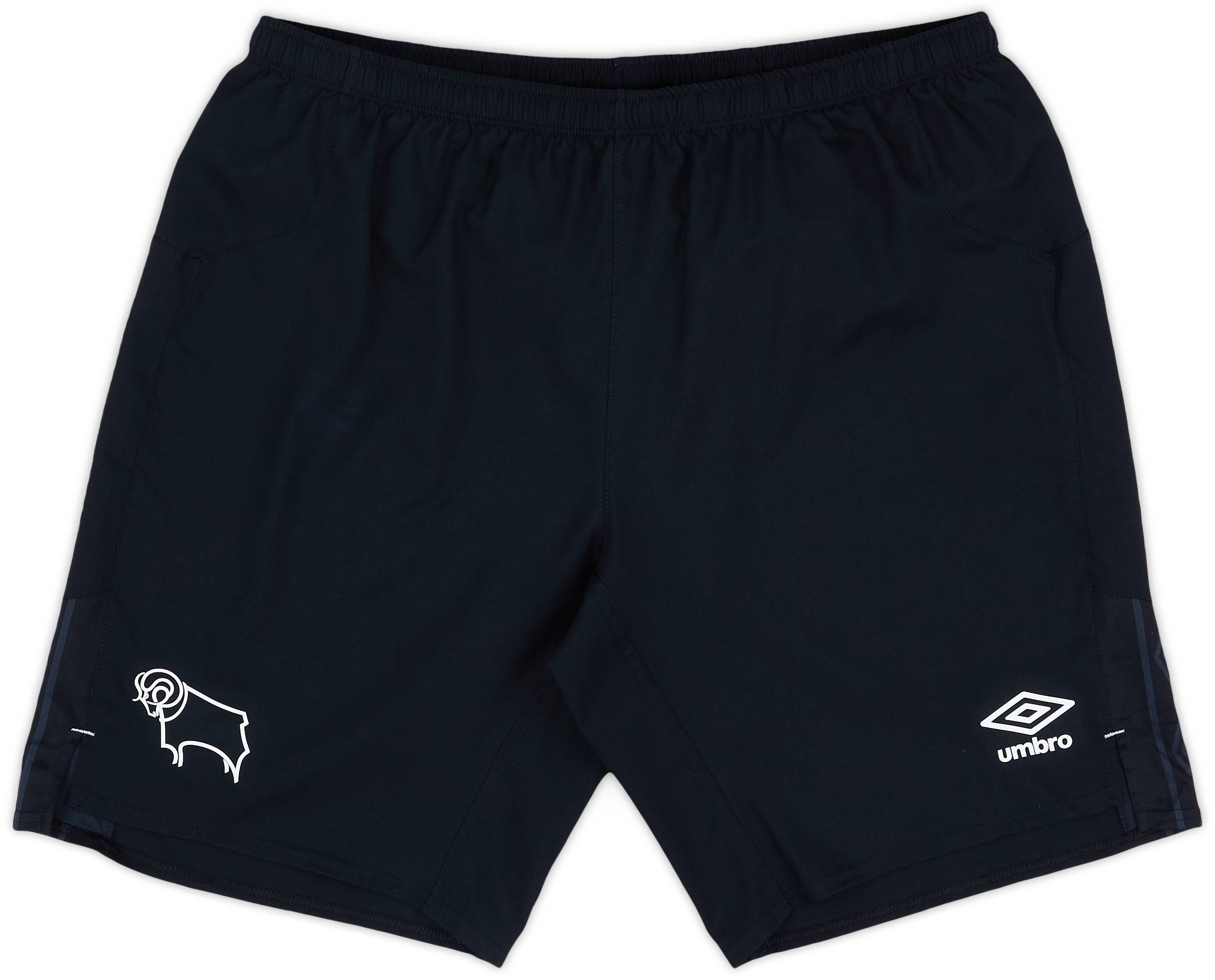 2020-21 Derby County Umbro Training Shorts - 9/10