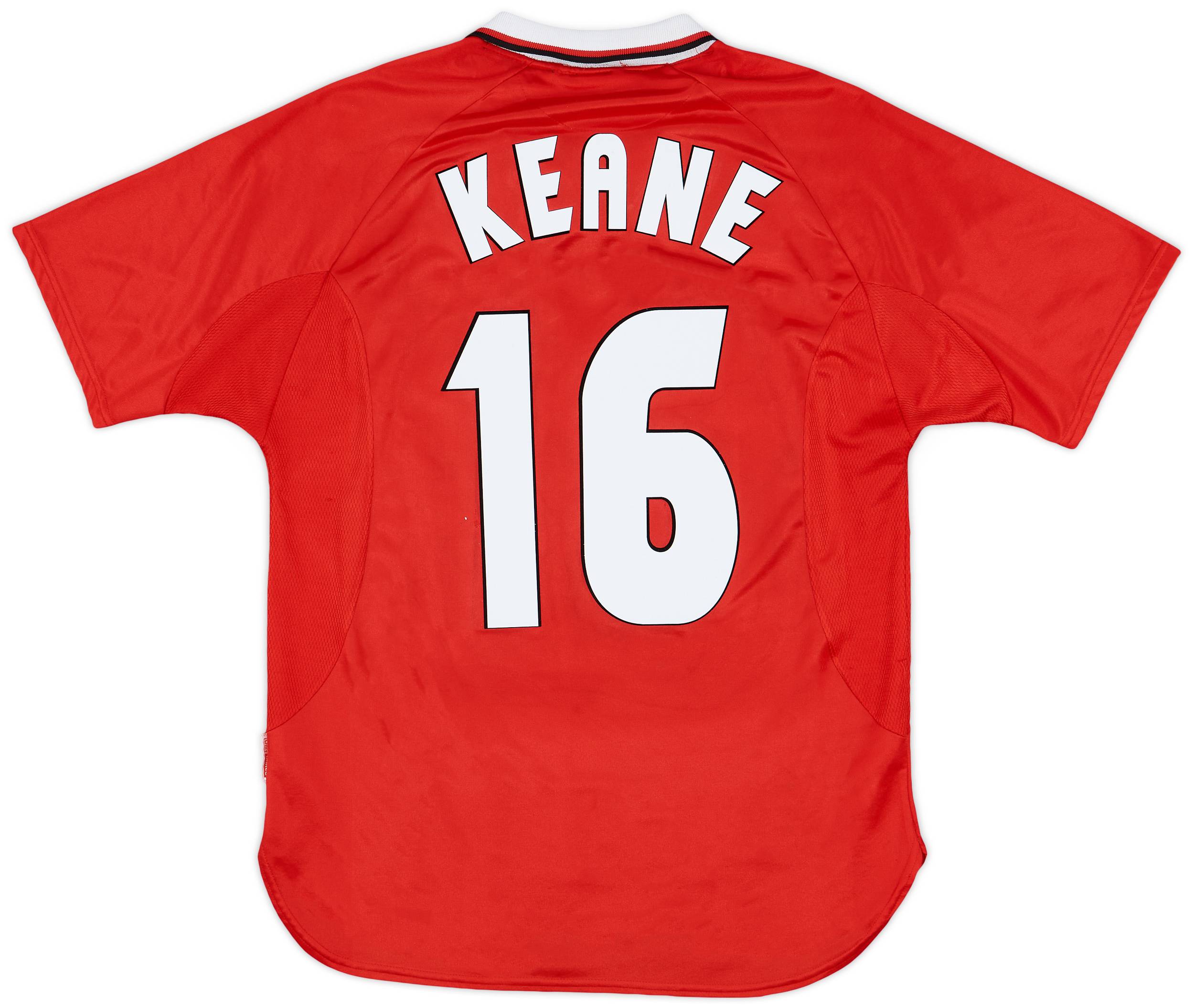 1997-00 Manchester United CL Shirt Keane #16 - 8/10 - (M)