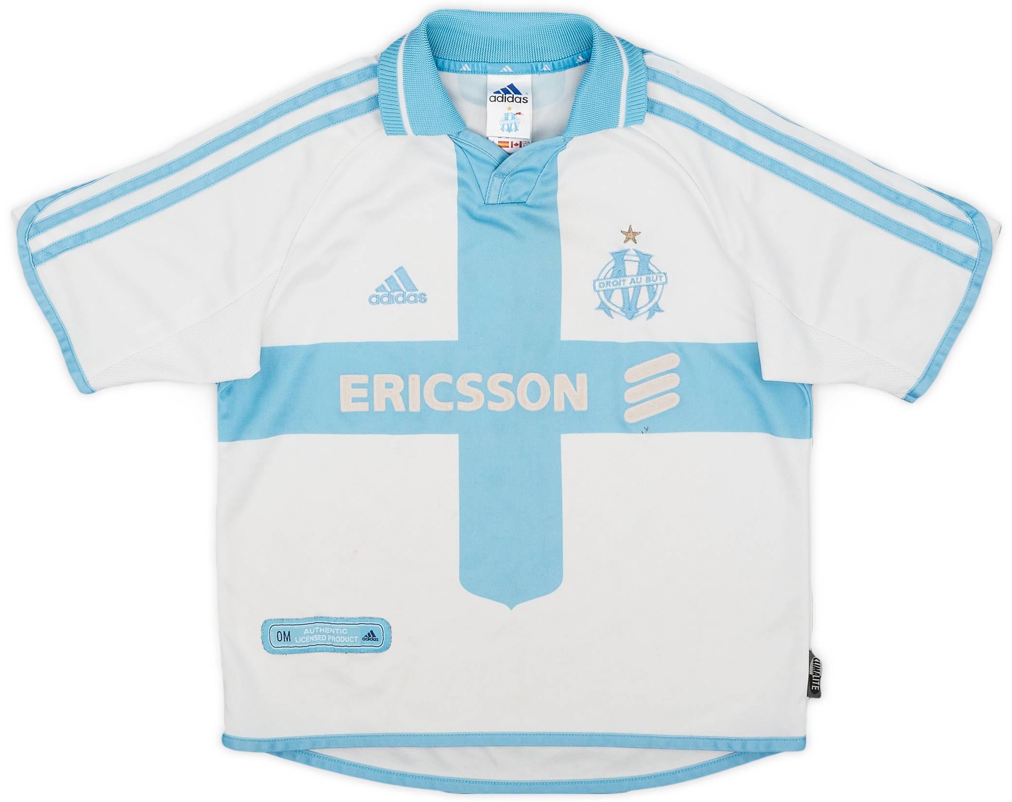 2000-01 Olympique Marseille Home Shirt - 6/10 - (M.Boys)