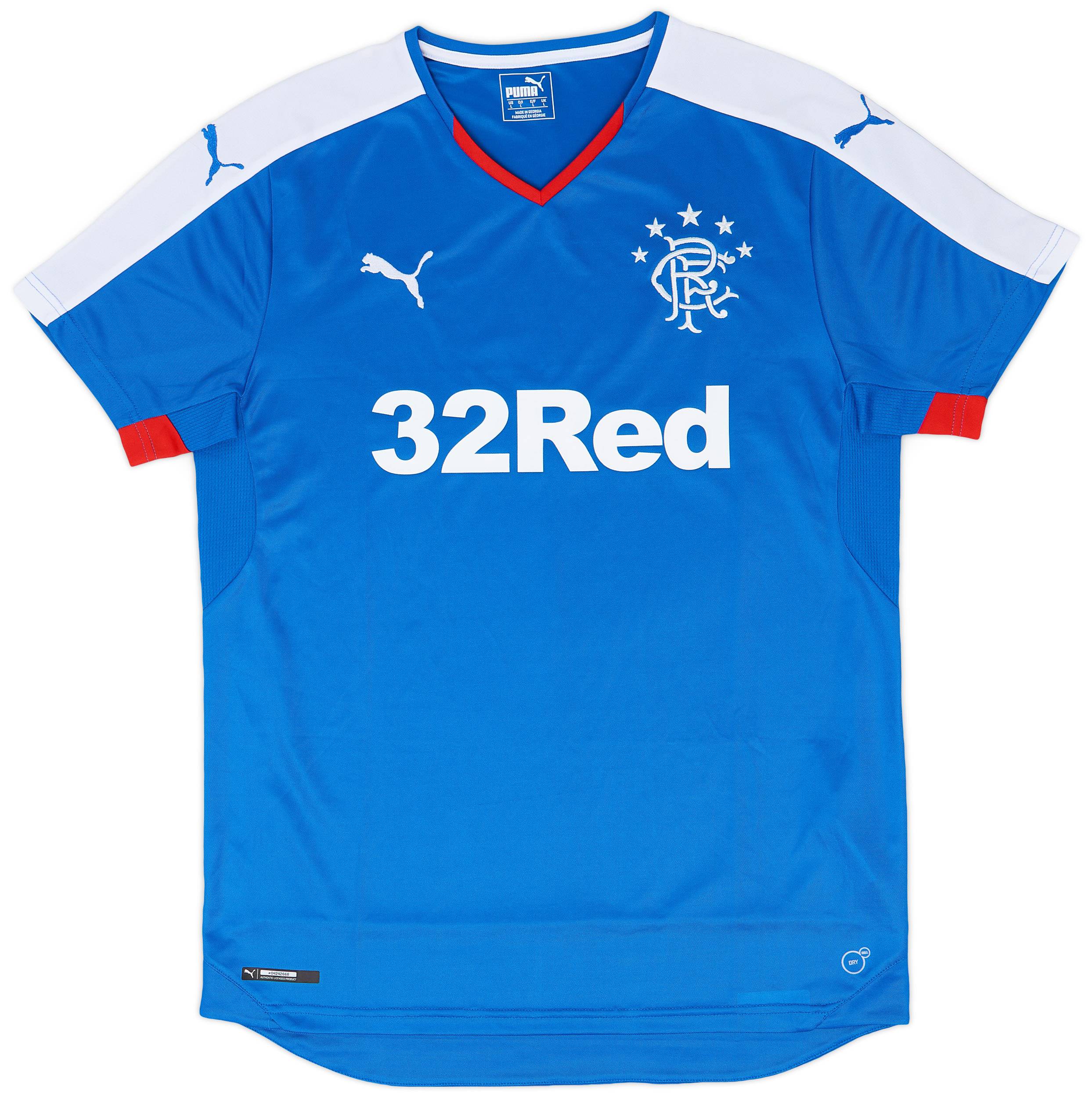 2015-16 Rangers Home Shirt - 9/10 - (L)