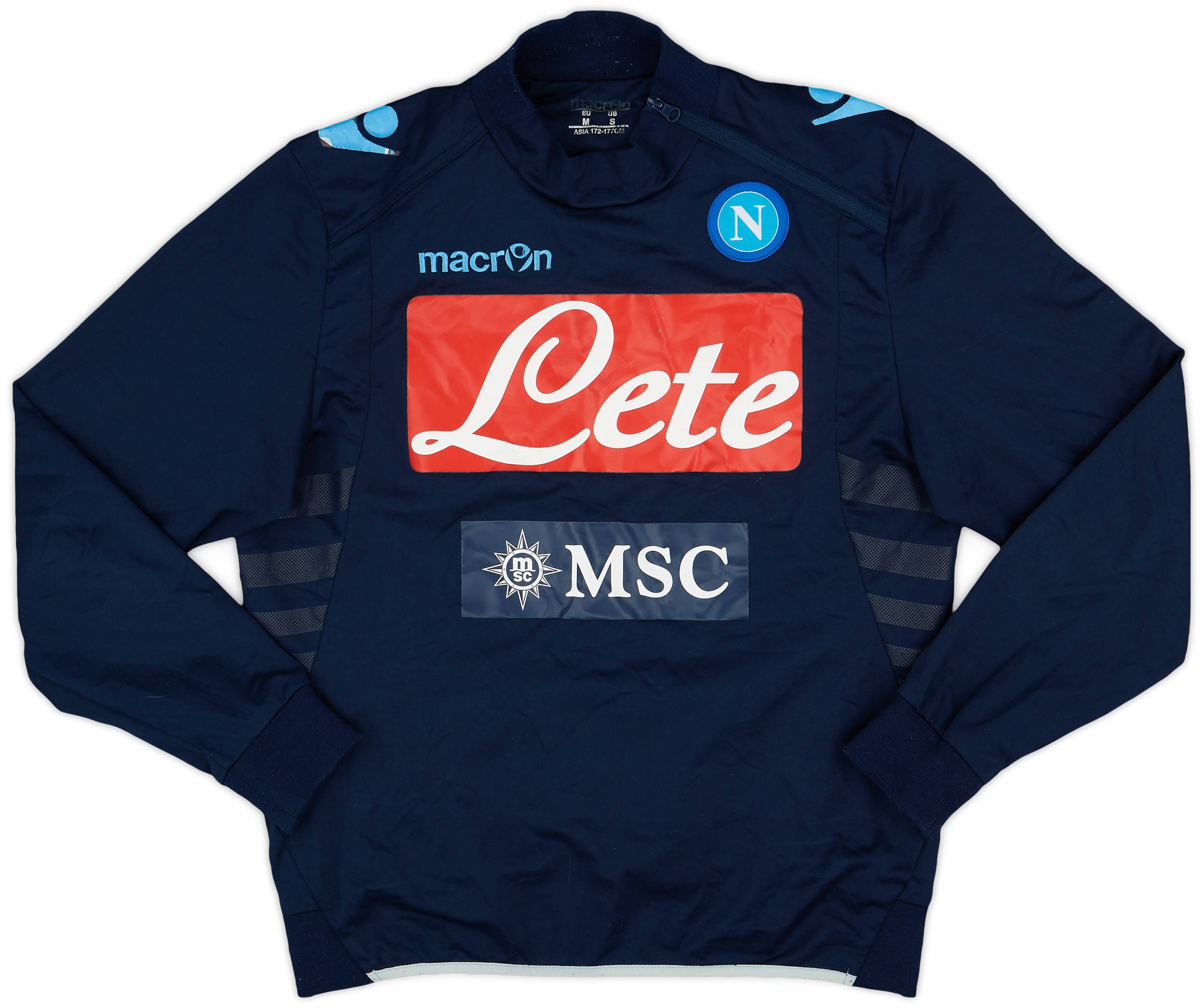 2017-18 Napoli Kappa 1/4 Zip Drill Top - 7/10 - (M)