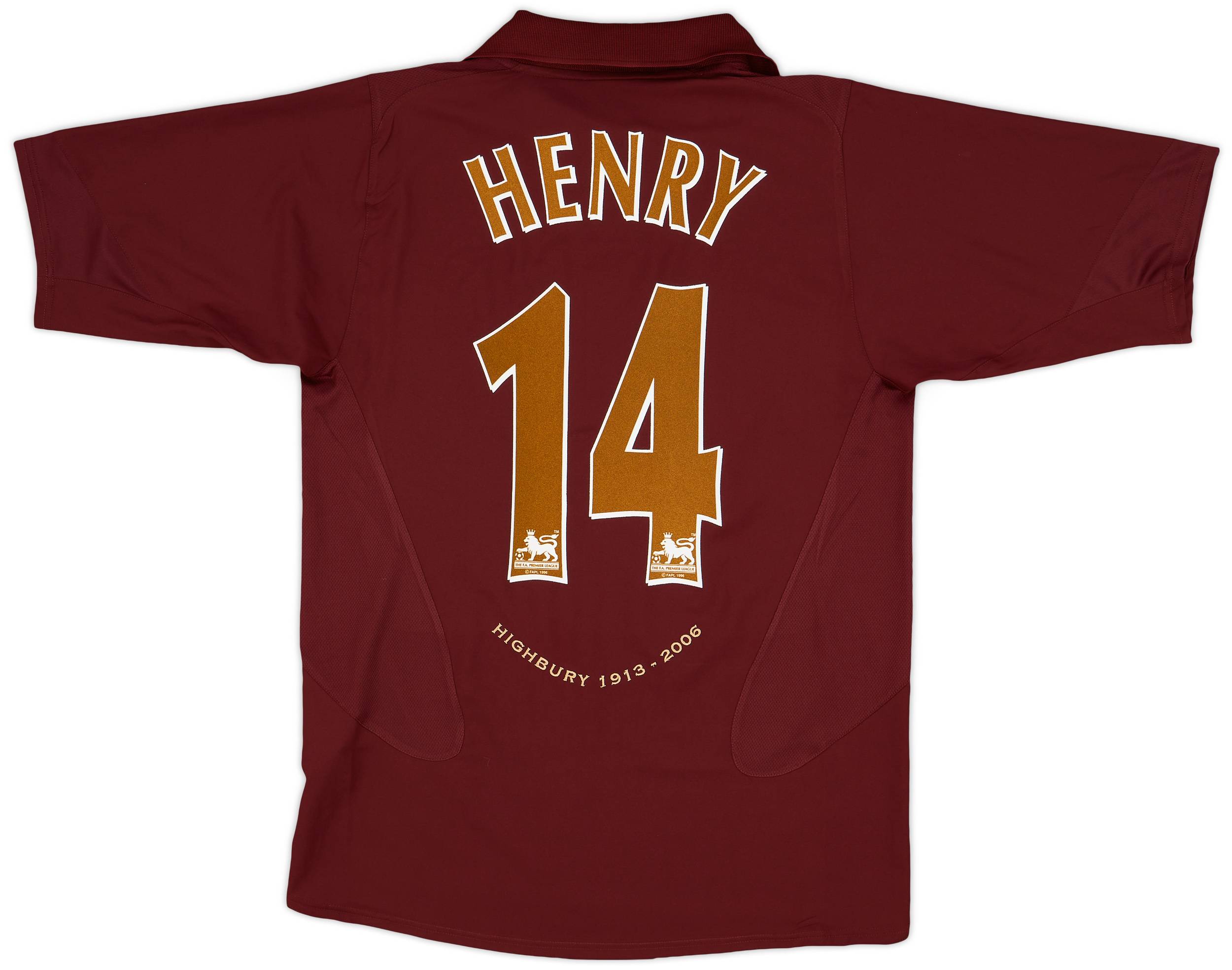 2005-06 Arsenal Home Shirt Henry #14 - 9/10 - (M)