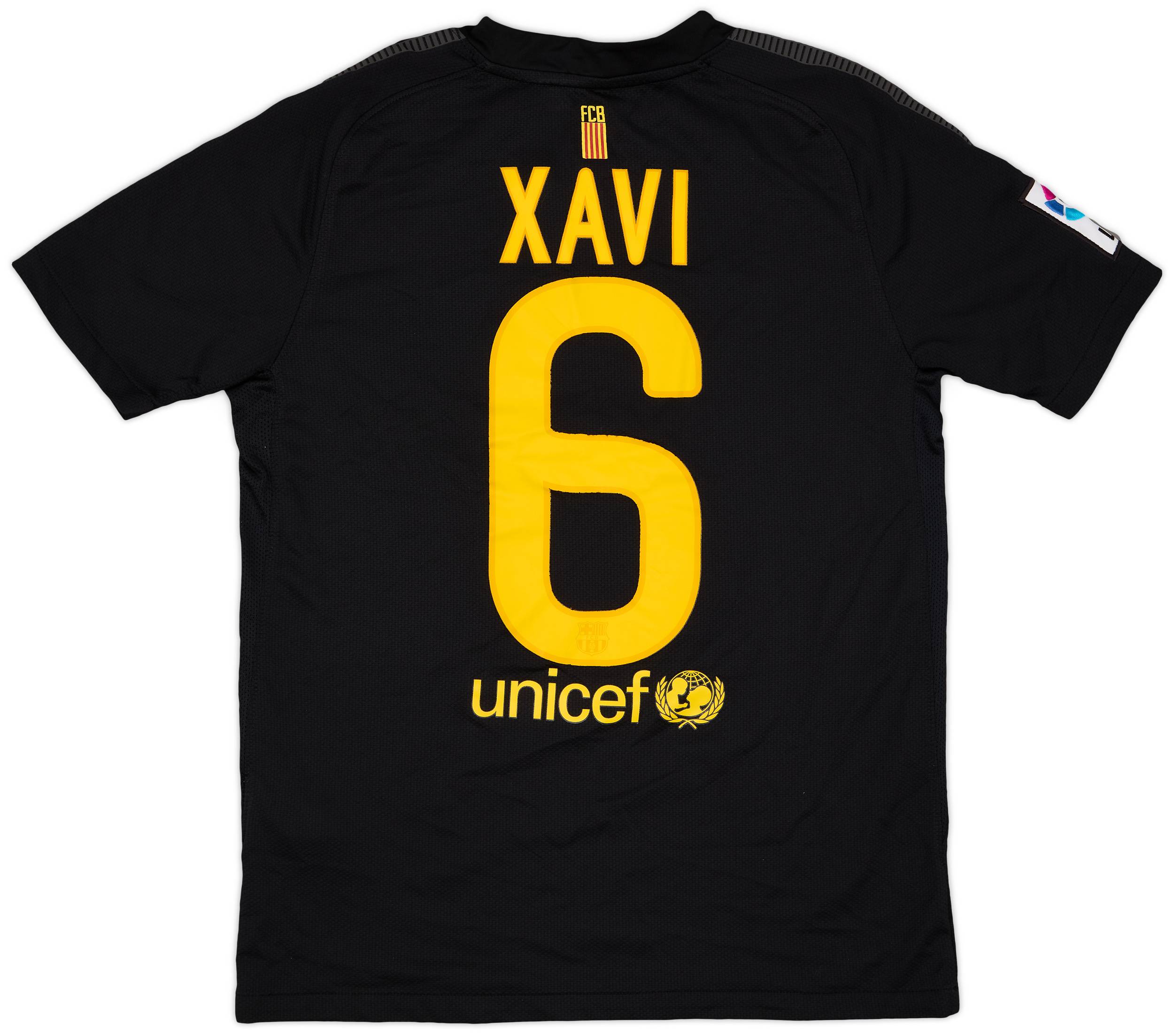 春早割 2011-12 Barcelona (L.Boys) - 7/10 - #6 Xavi Shirt Away ウェア