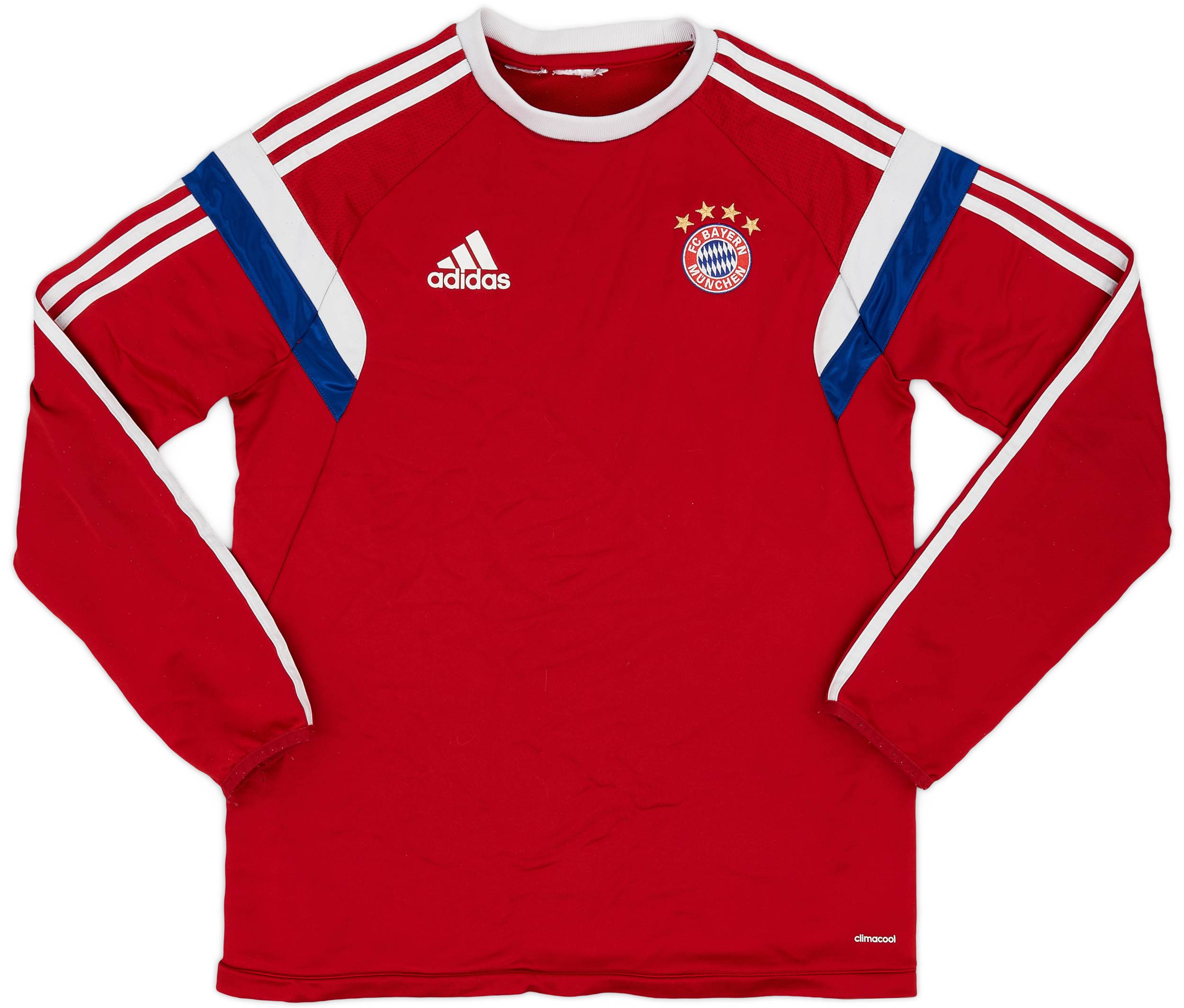 2015-16 Bayern Munich adidas Sweat Top - 5/10 - (XL.Boys)