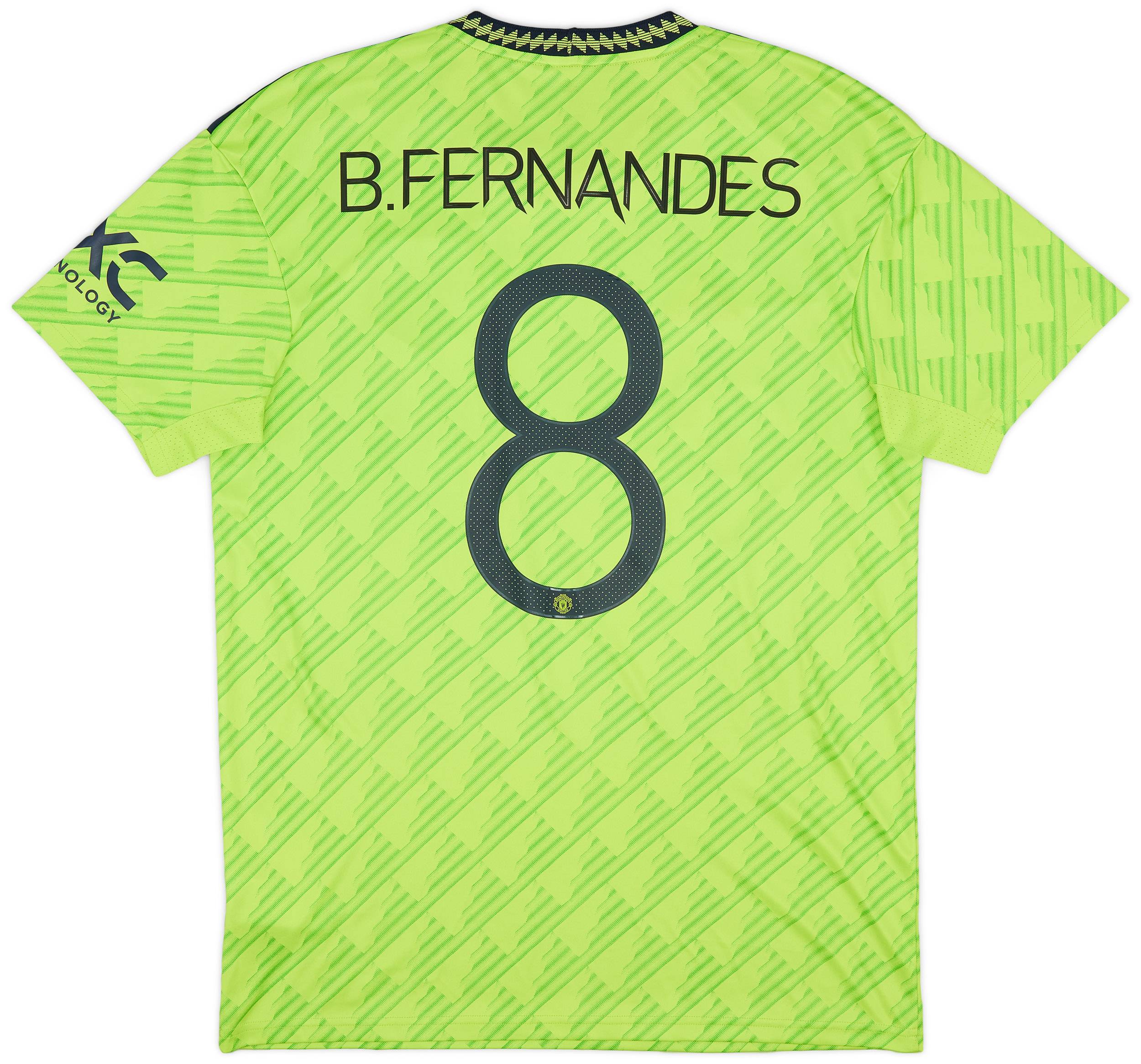 2022-23 Manchester United Third Shirt B. Fernandes #8 - 9/10 - (L)
