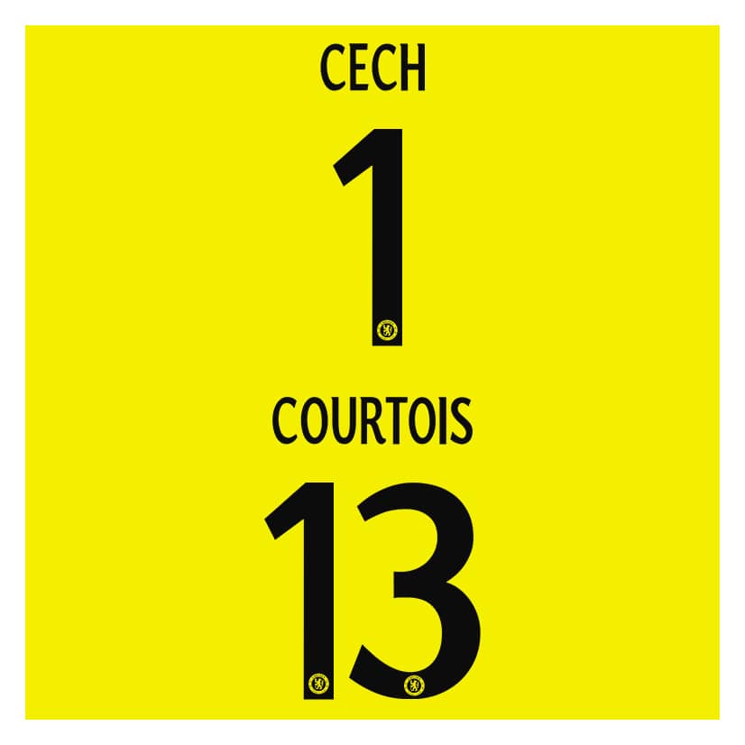 2013-15 Chelsea GK European Name Set