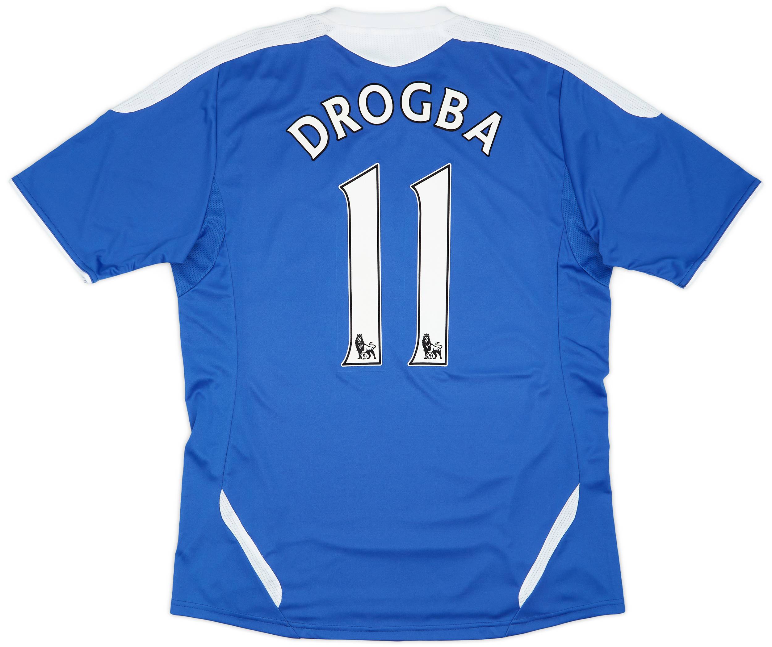 MEN'S FC CHELSEA 2010/2011 DIDIER DROGBA #11 FOOTBALL SOCCER SHIRT JERSEY  SIZE S
