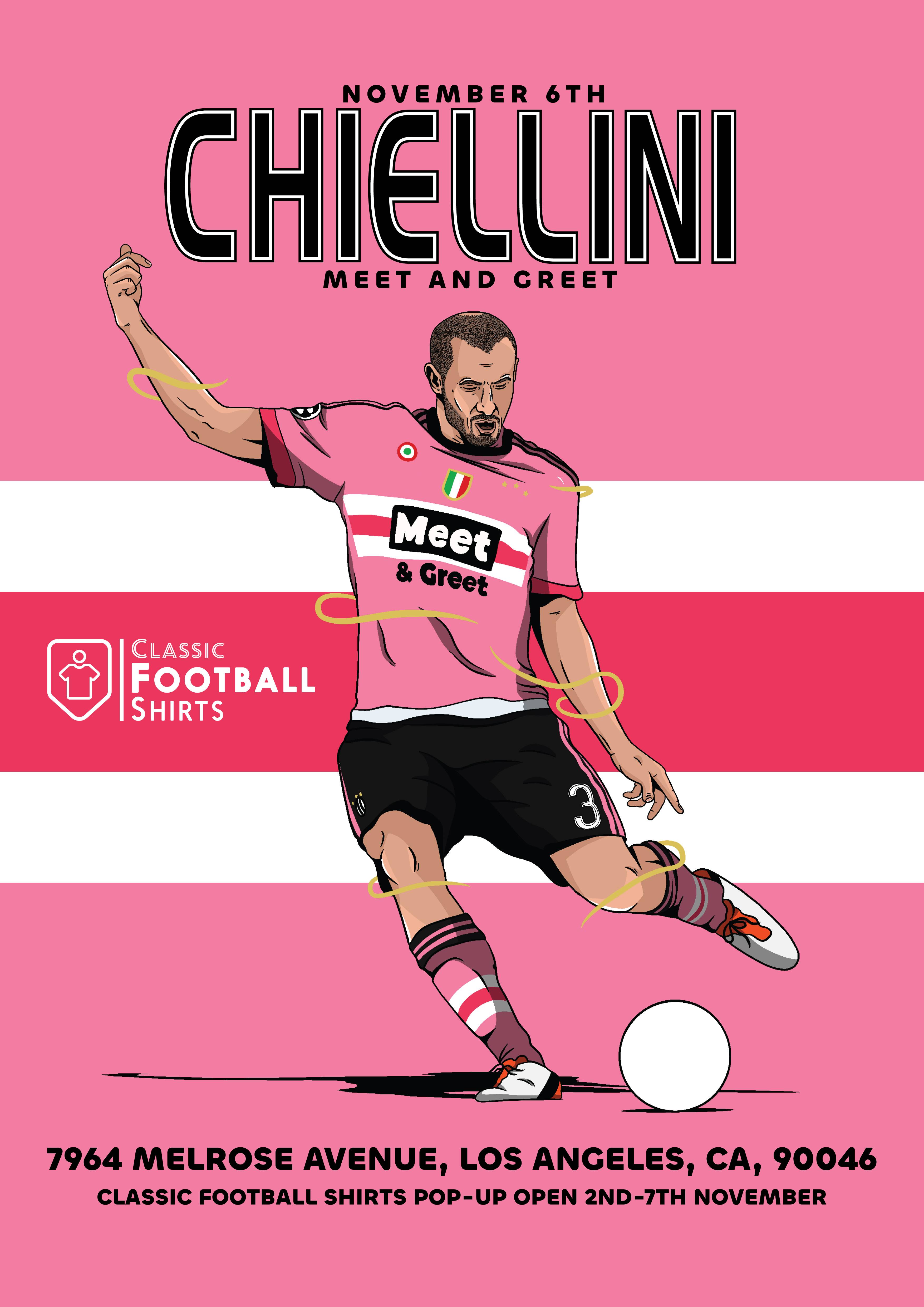 Classic Football Shirts Chiellini Meet-and-Greet Event Ticket