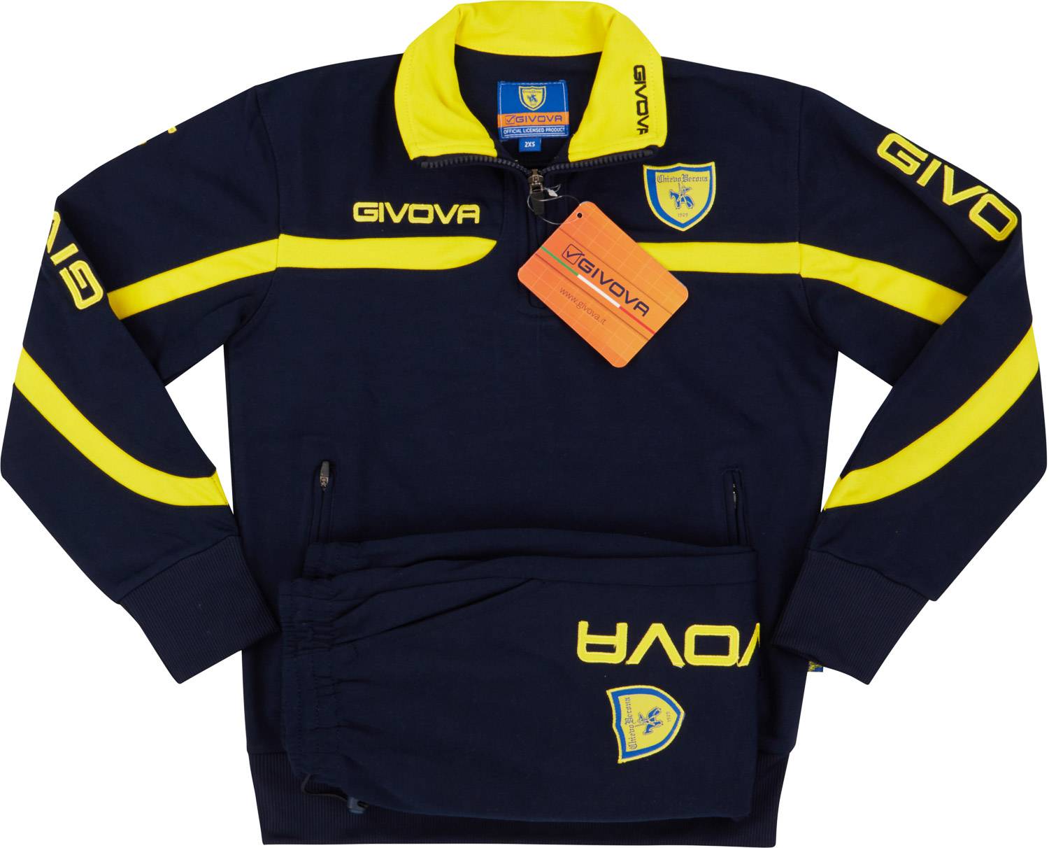 2017-18 Chievo Verona Givova Training Tracksuit (XXS)