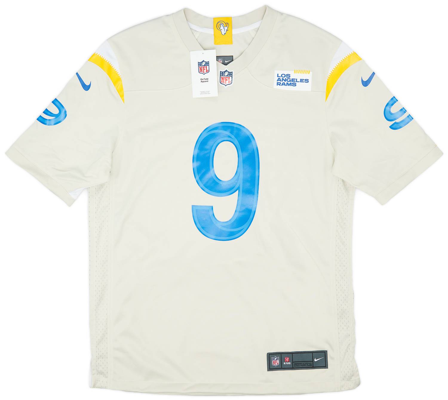 2021-23 LA Rams Stafford #9 Nike Game Alternate Jersey (M)