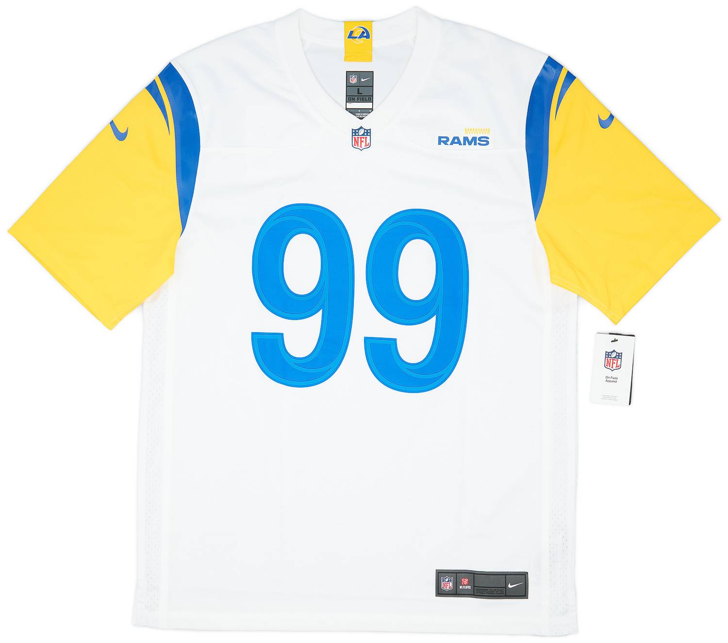 2020 23 LA Rams Donald 99 Nike Game Away Jersey S