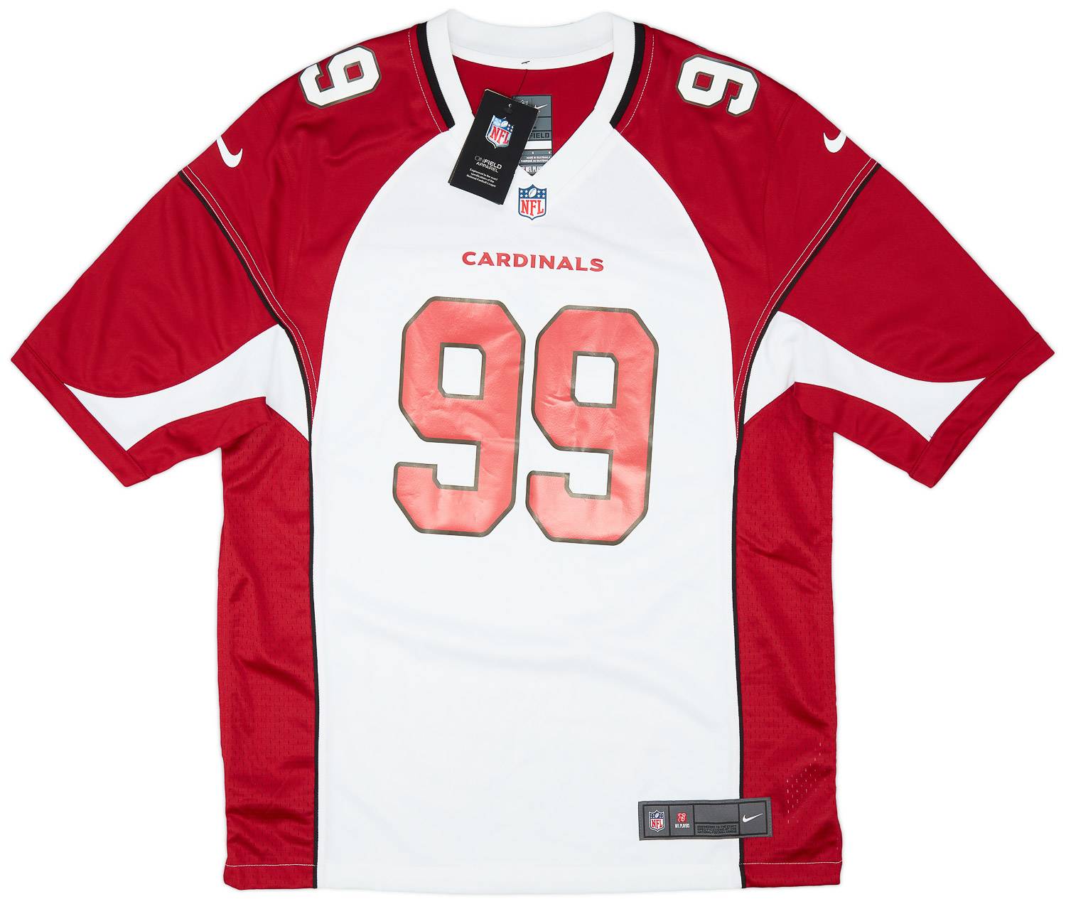 2021 22 Arizona Cardinals Watt 99 Nike Game Away Jersey L
