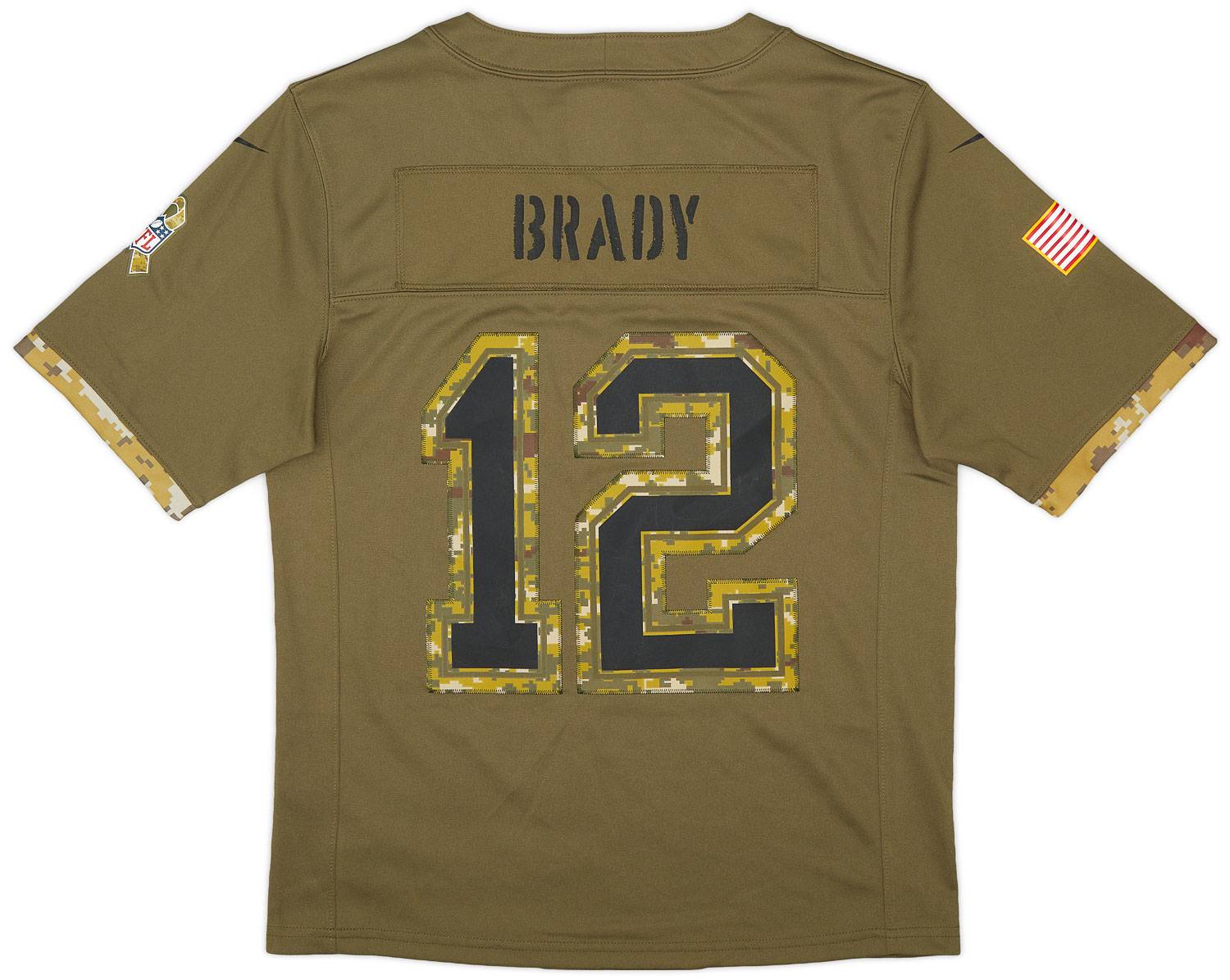 2022 Tampa Bay Buccaneers Brady #12 Nike Salute to Service Jersey