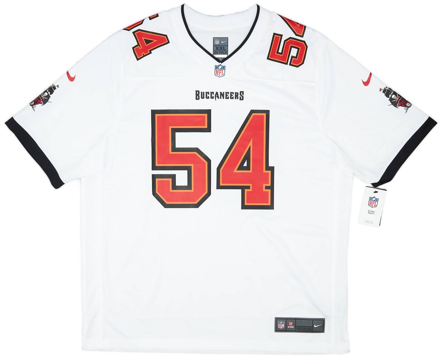 2020 23 Tampa Bay Buccaneers David 54 Nike Game Away Jersey XXL