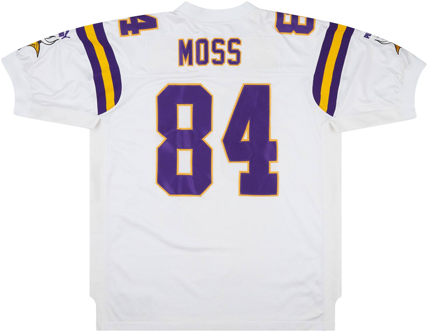 1999-00 Minnesota Vikings Moss #84 Authentic Puma Away Jersey