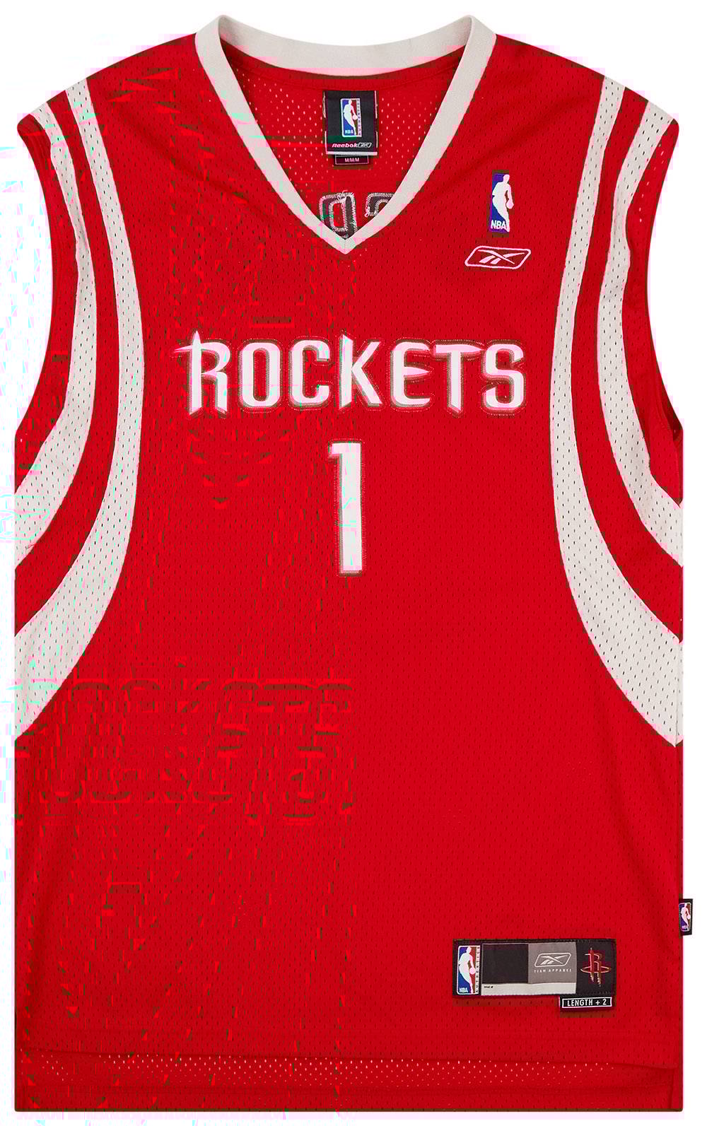 2004-06 Houston Rockets McGrady #1 Reebok Swingman Away Jersey (Excellent) M