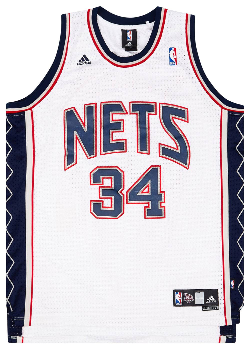 2008 10 New Jersey Nets Harris 34 adidas Swingman Home Jersey Very Good L