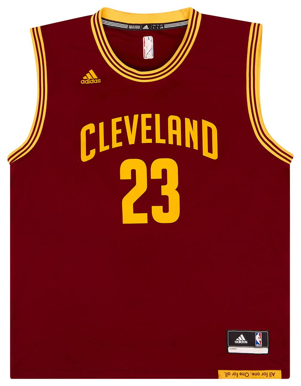 2014 17 Cleveland Cavaliers James 23 adidas Away Jersey Excellent XS