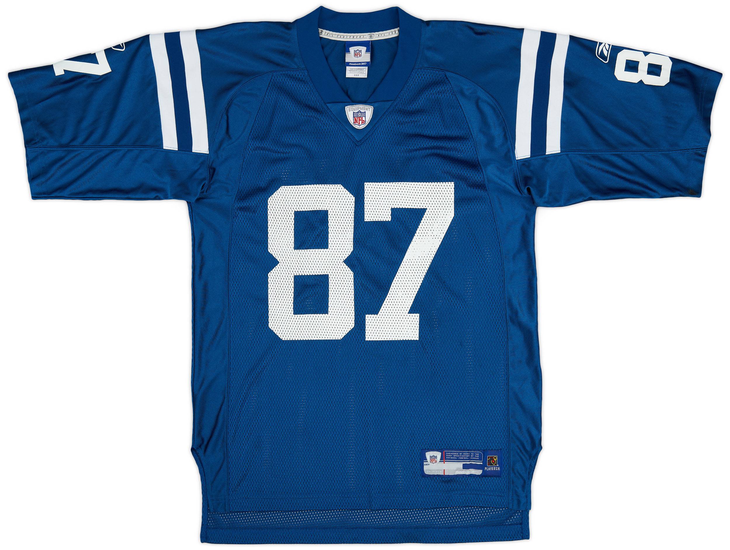 2005-06 Indianapolis Colts Wayne #87 Reebok On Field Home Jersey (Excellent) M
