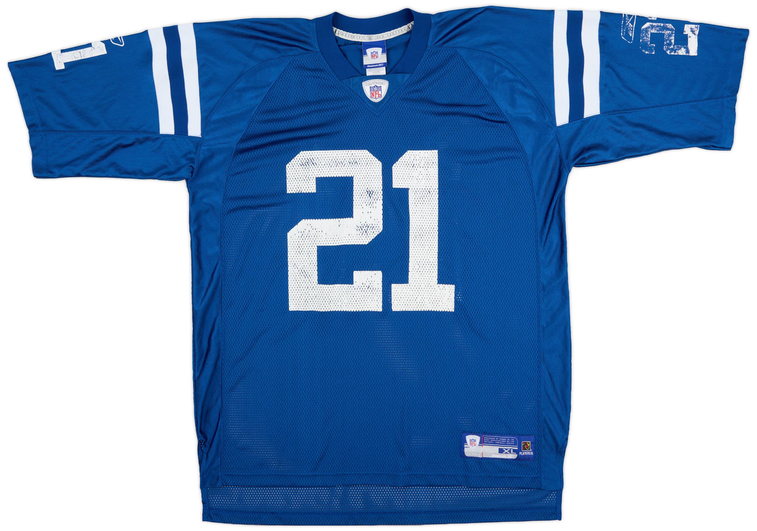 2005-06 Indianapolis Colts Sanders #21 Reebok On Field Home