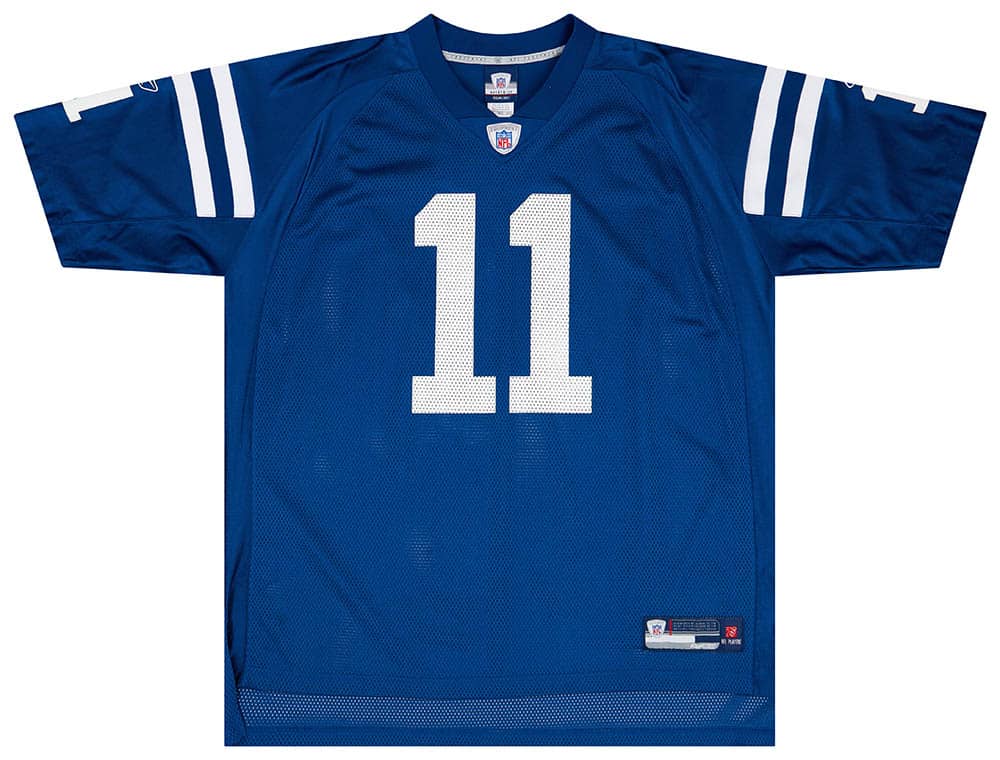 2007 Indianapolis Colts Gonzalez #11 Reebok On Field Home Jersey (Excellent) XXL